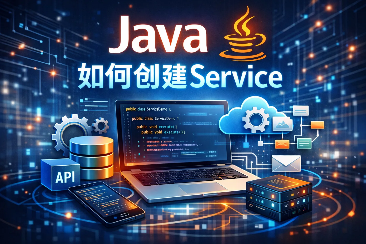 Java如何创建service