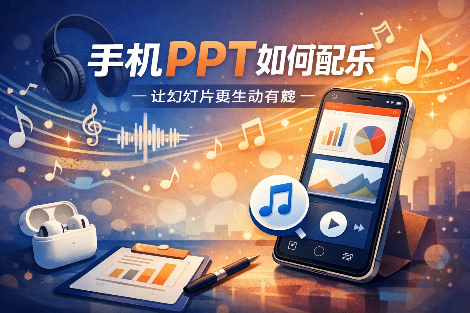 手机ppt如何配乐