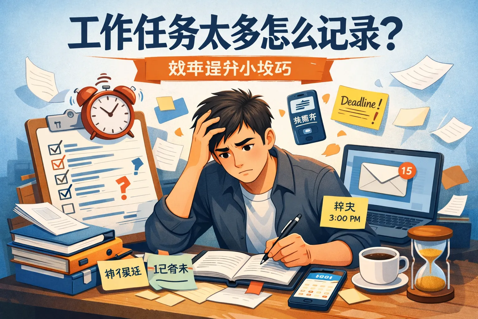 工作任务太多怎么记录