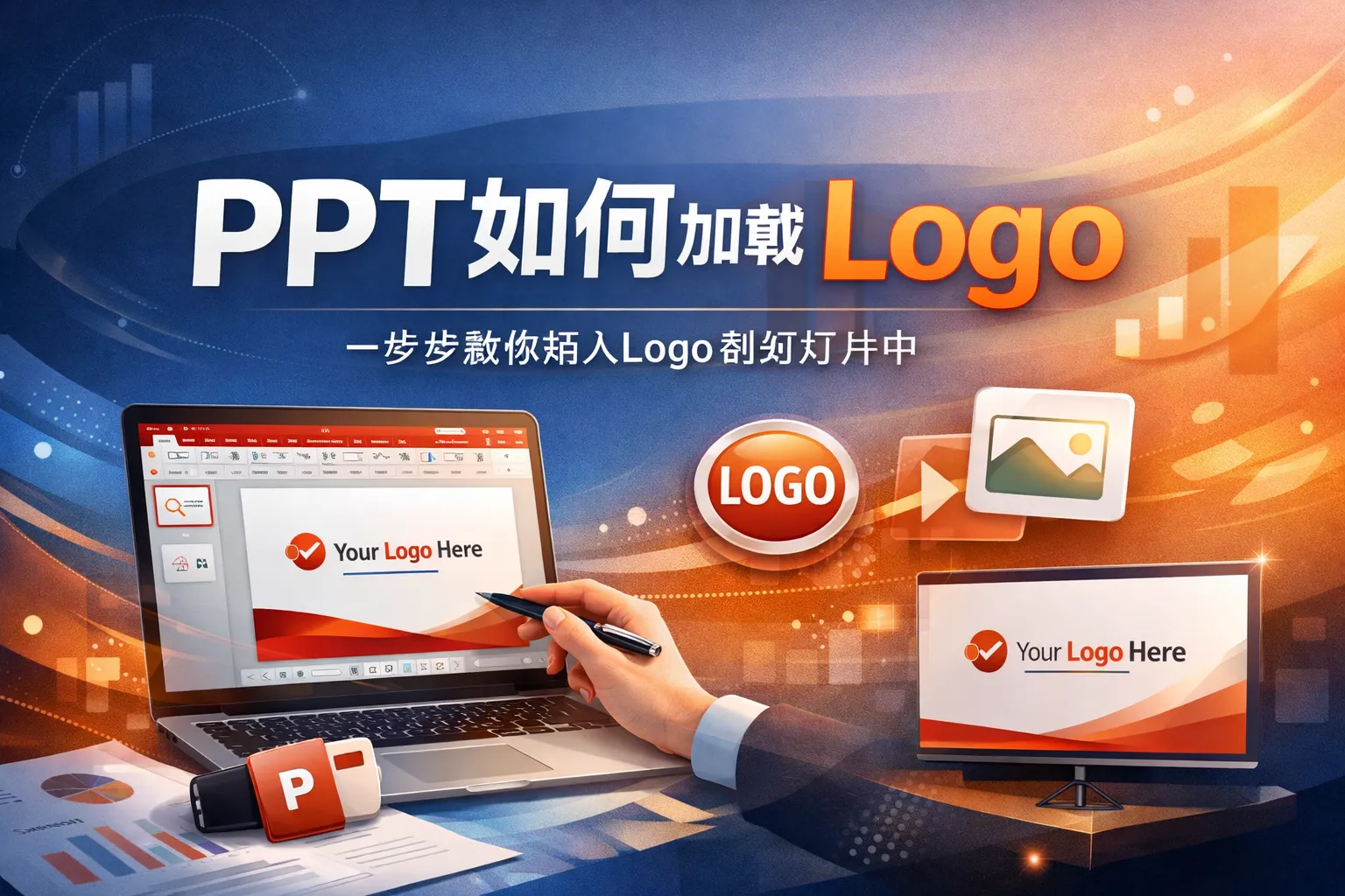 ppt如何加载logo