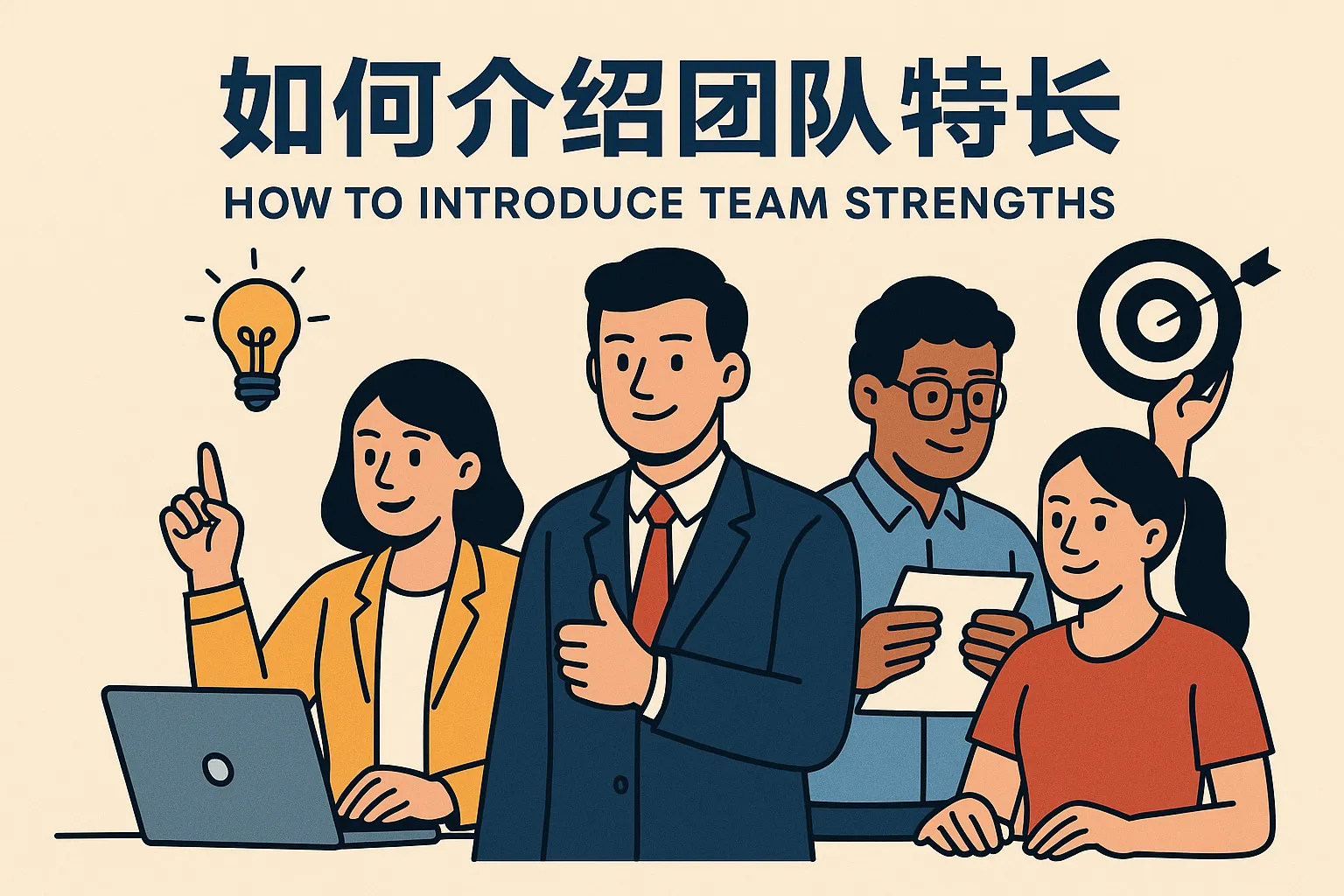 如何介绍团队特长