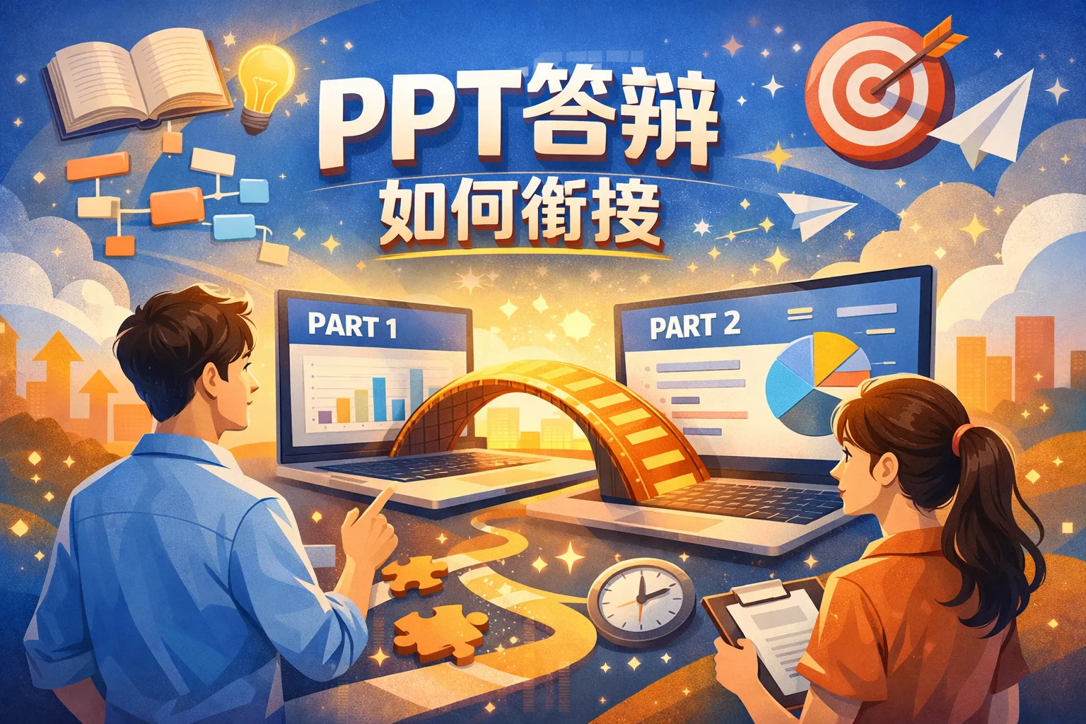 ppt答辩如何衔接