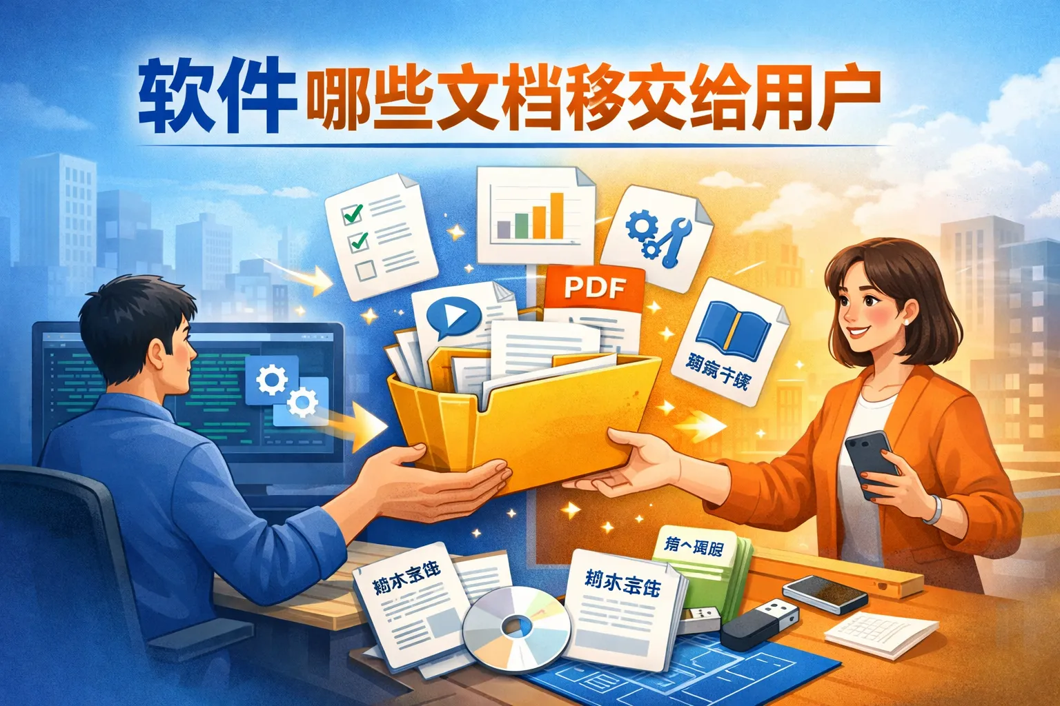 软件哪些文档移交给用户