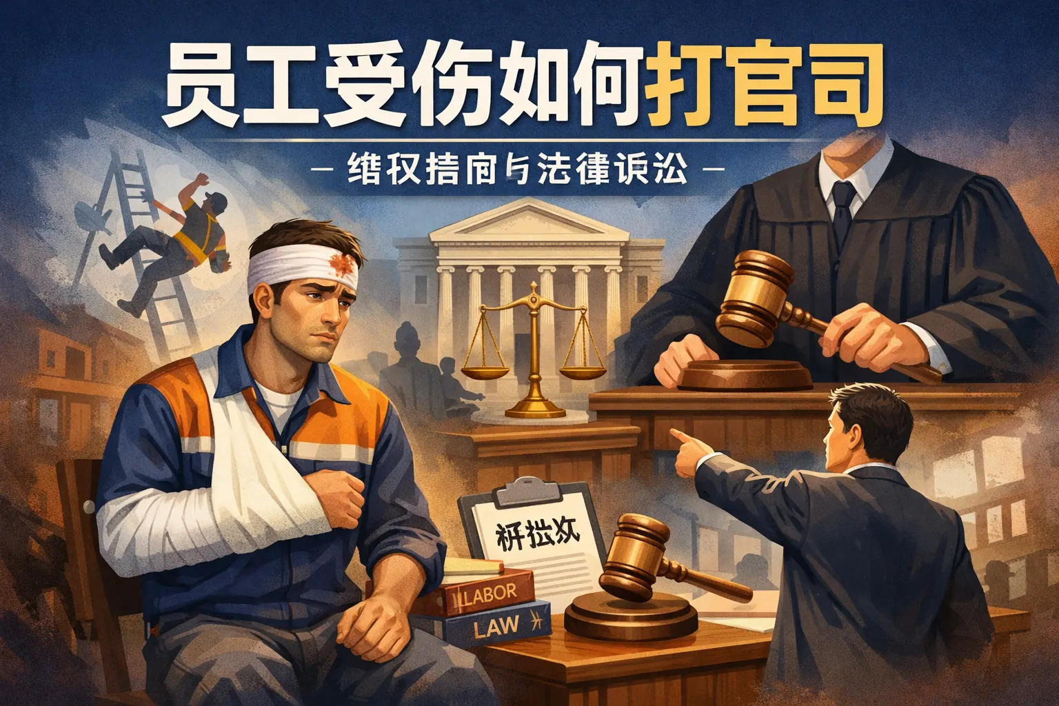 员工受伤如何打官司