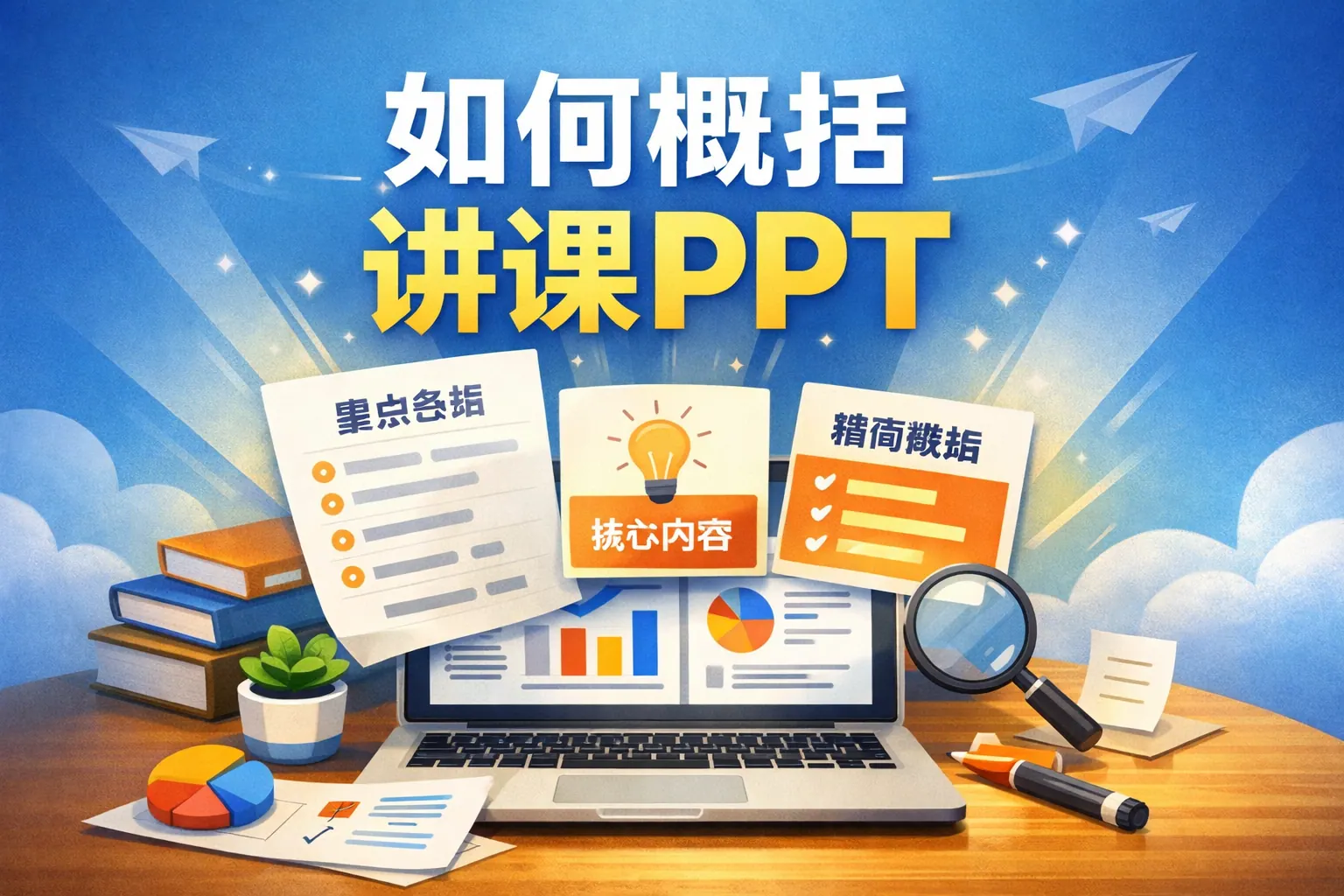 如何概括讲课PPT