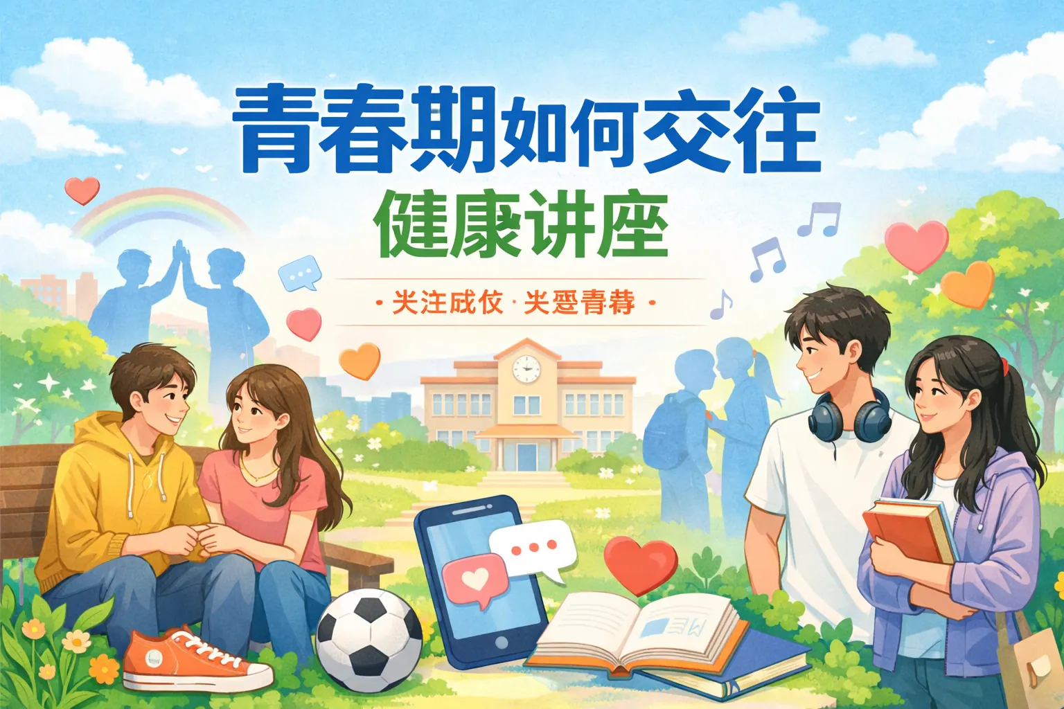 青春期如何交往健康讲座ppt