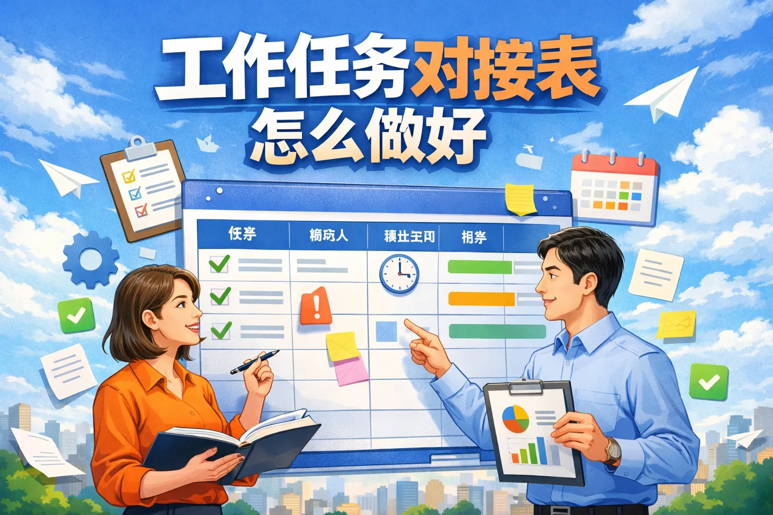 工作任务对接表怎么做好