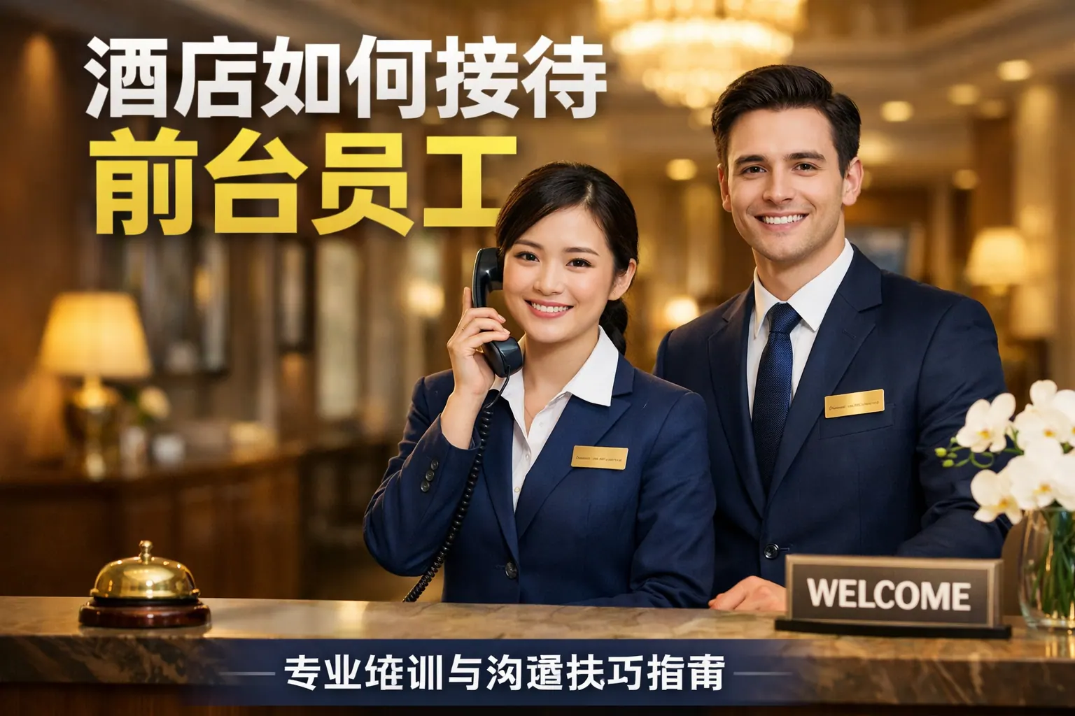 酒店如何接待前台员工