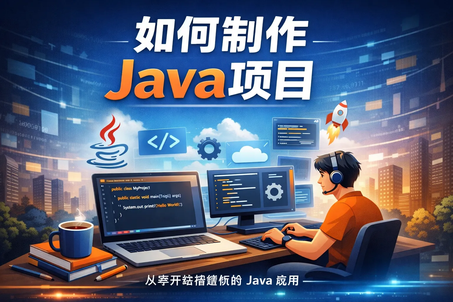 如何制作java项目
