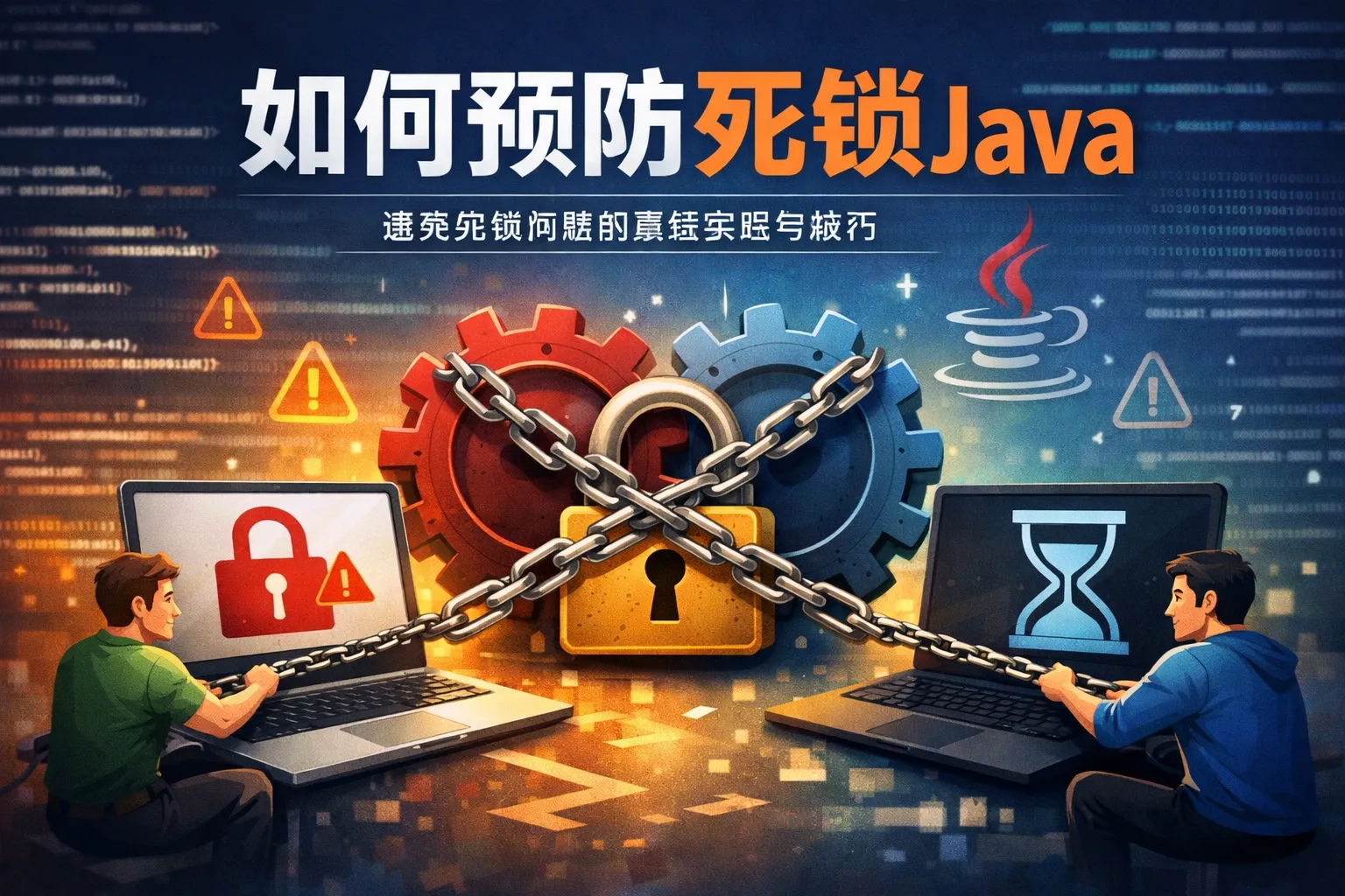 如何预防死锁java