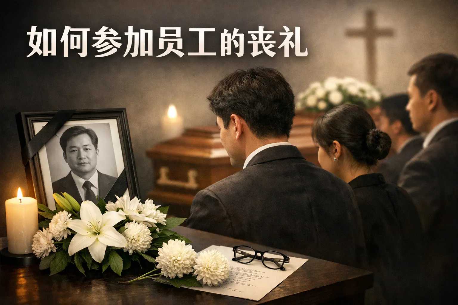 如何参加员工的丧礼