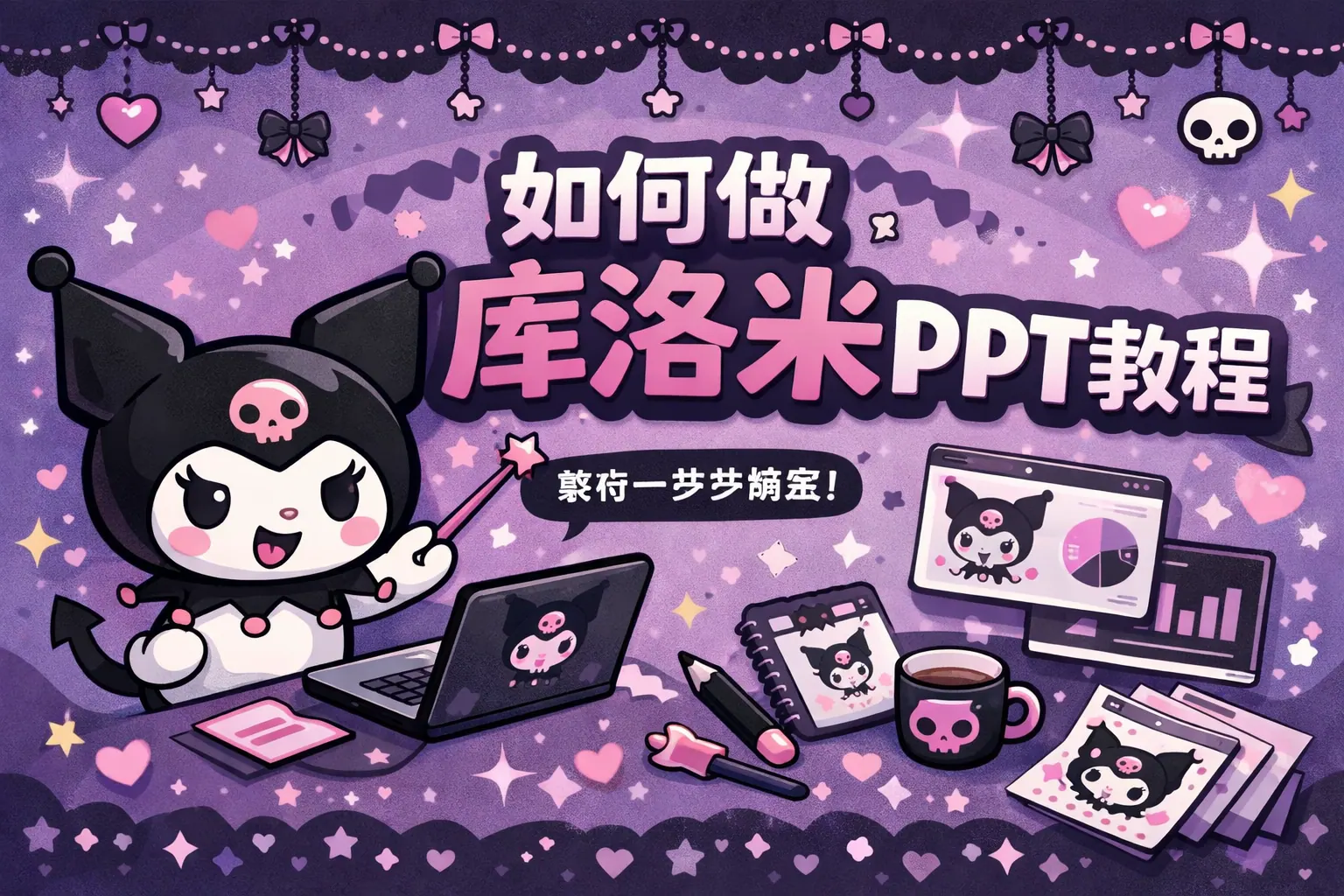 如何做库洛米ppt教程