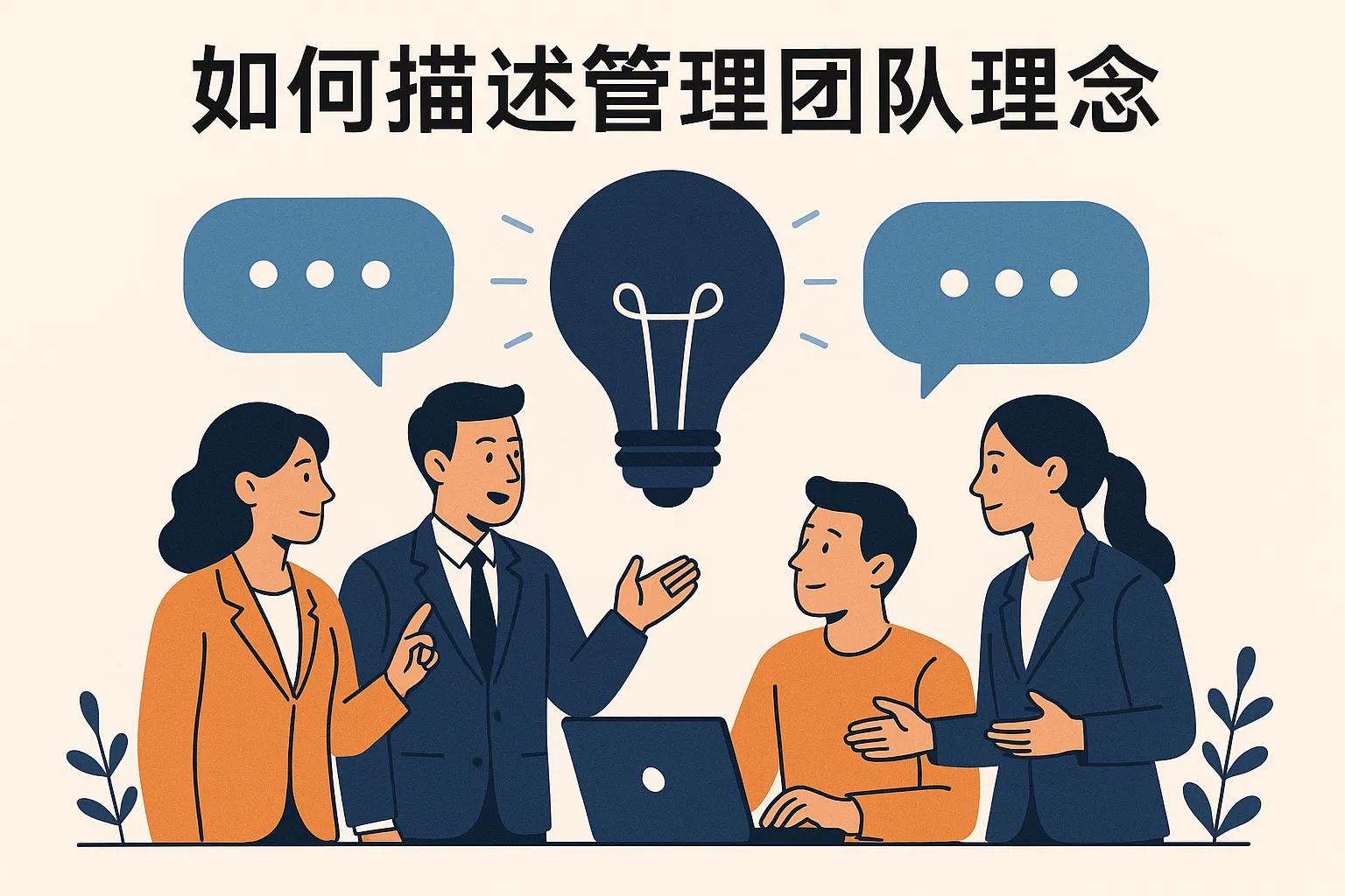如何描述管理团队理念