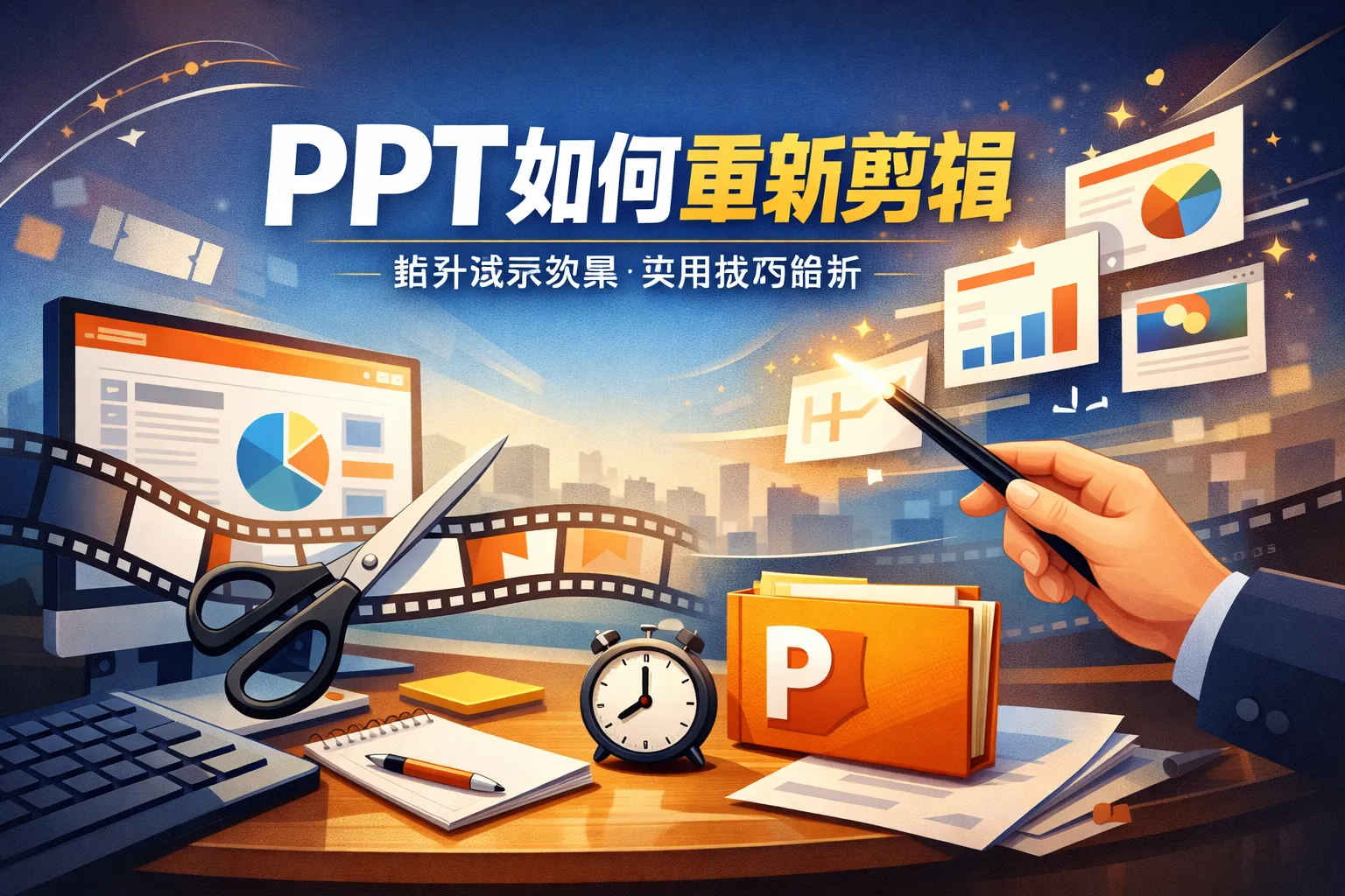 ppt如何重新剪辑
