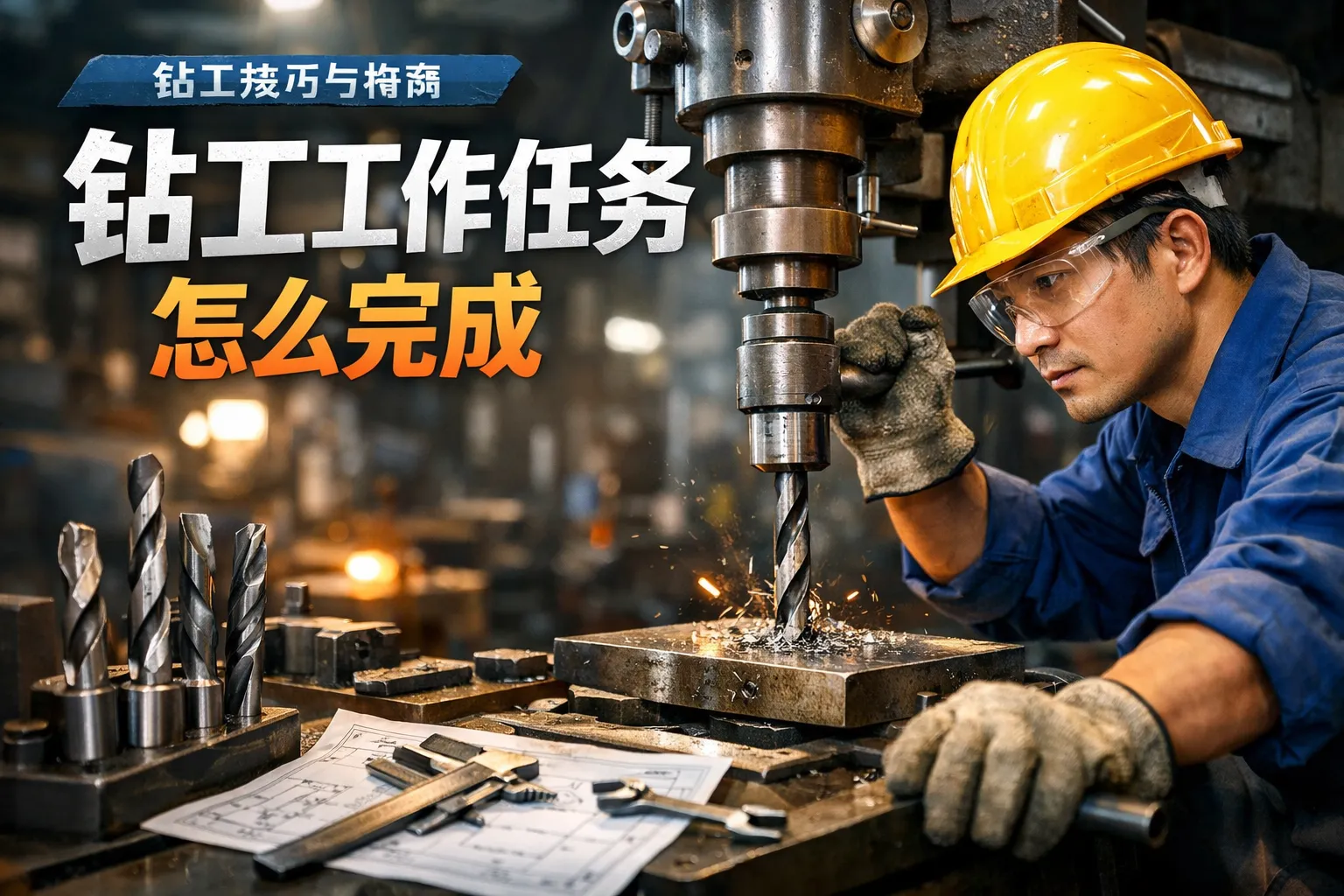 钻工工作任务怎么完成