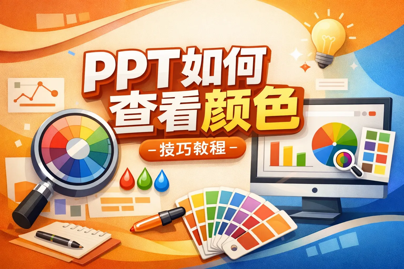 ppt如何查看颜色