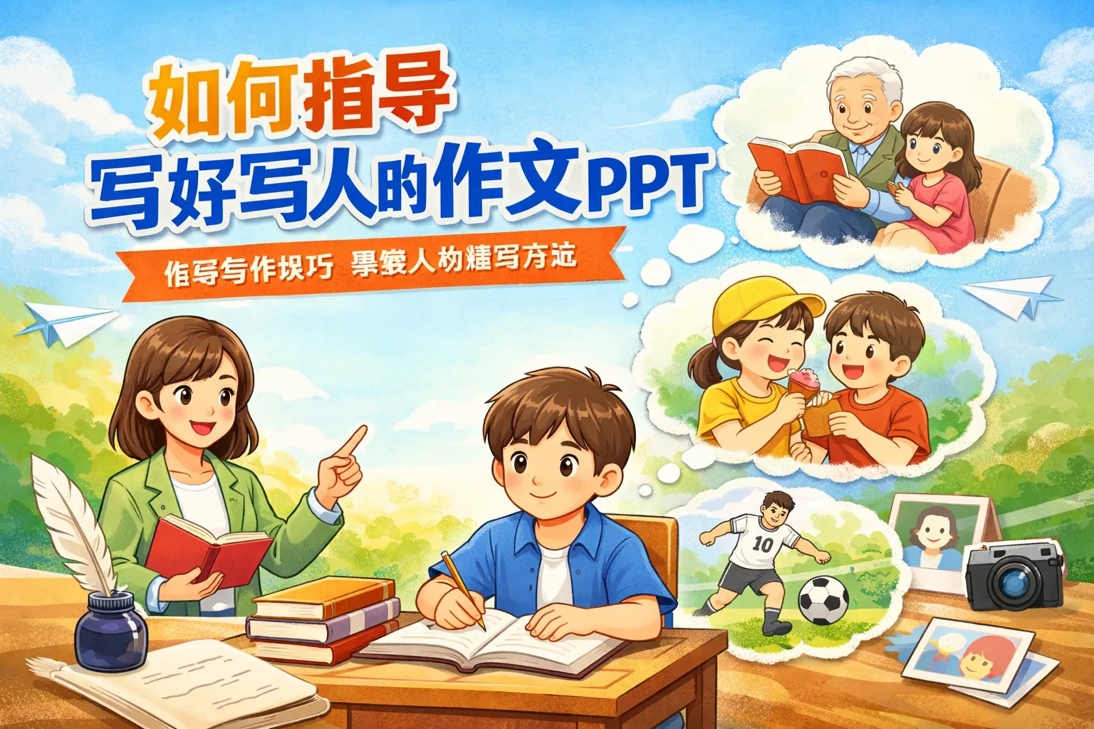 如何指导写好写人的作文ppt