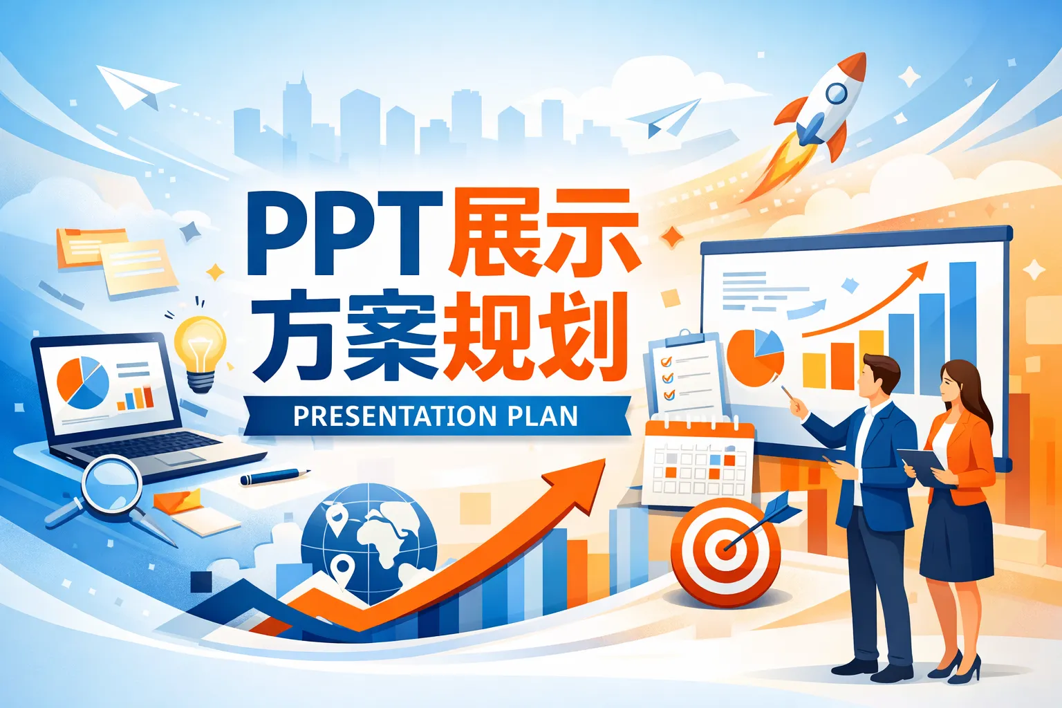 ppt计划如何展示