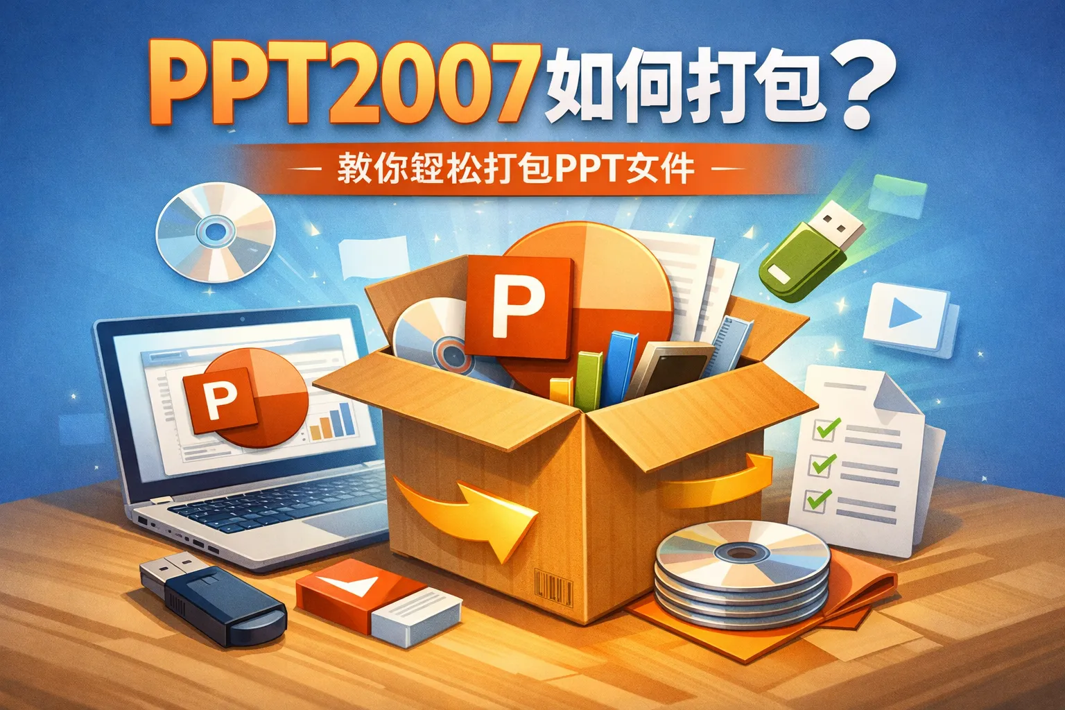 ppt2007ppt如何打包