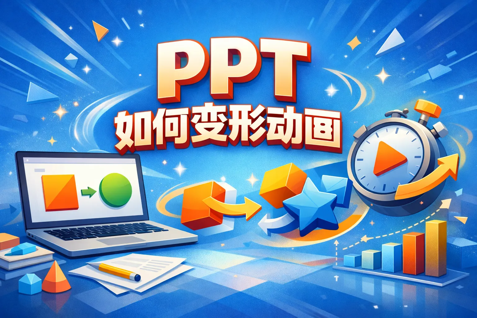 ppt如何变形动画