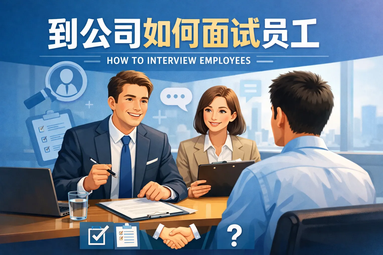 到公司如何面试员工