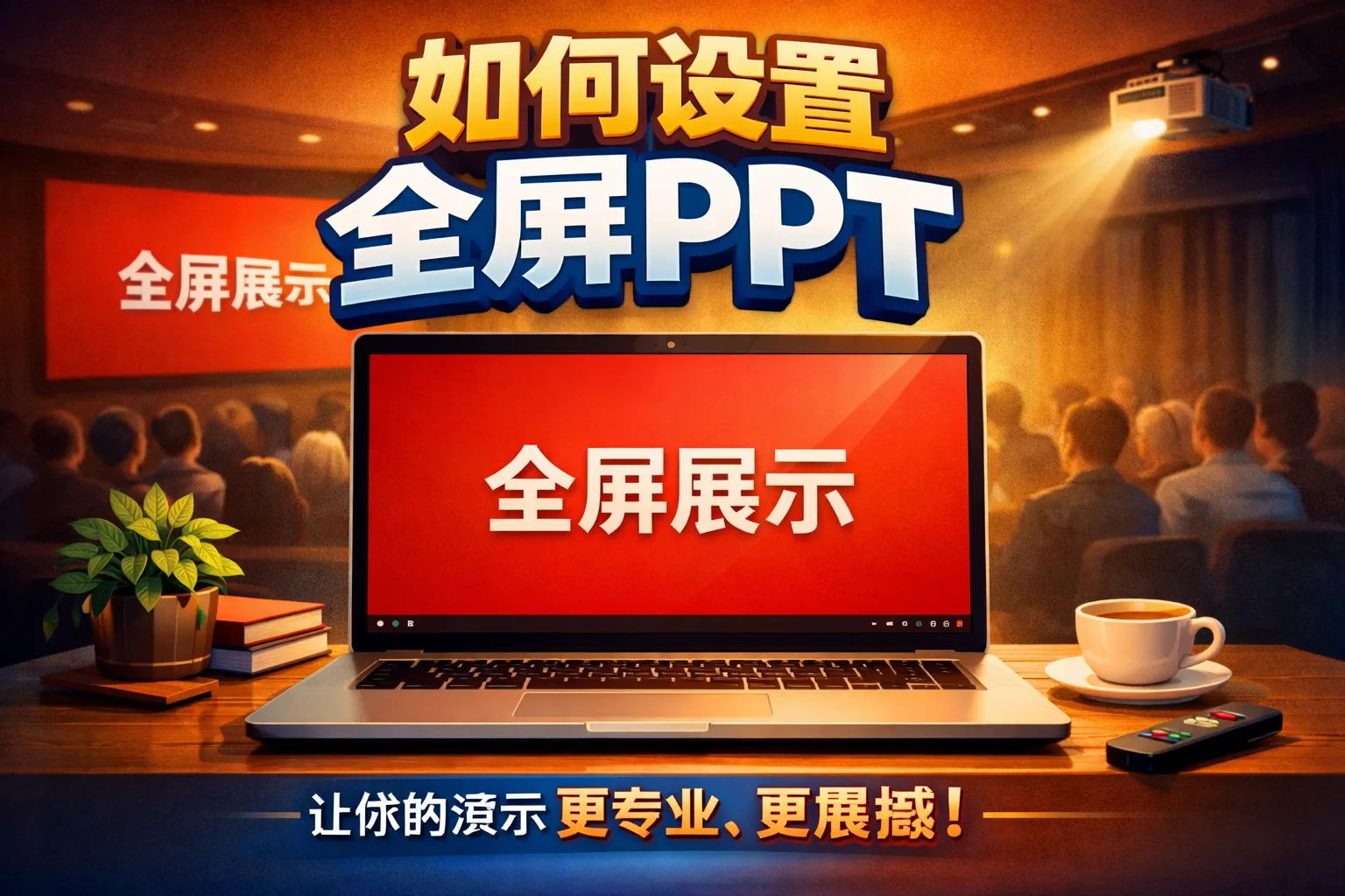 如何设置全屏ppt