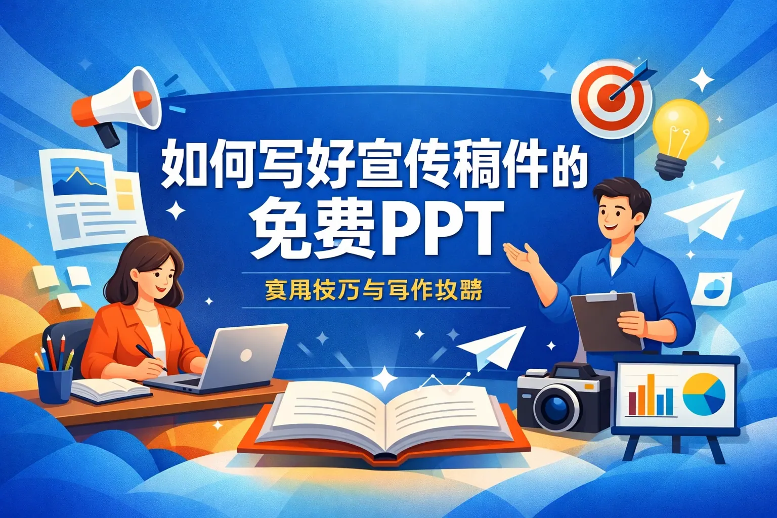 如何写好宣传稿件的免费ppt