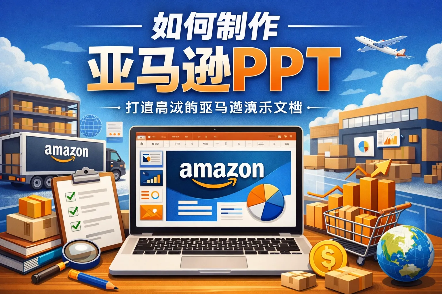 如何制作亚马逊ppt