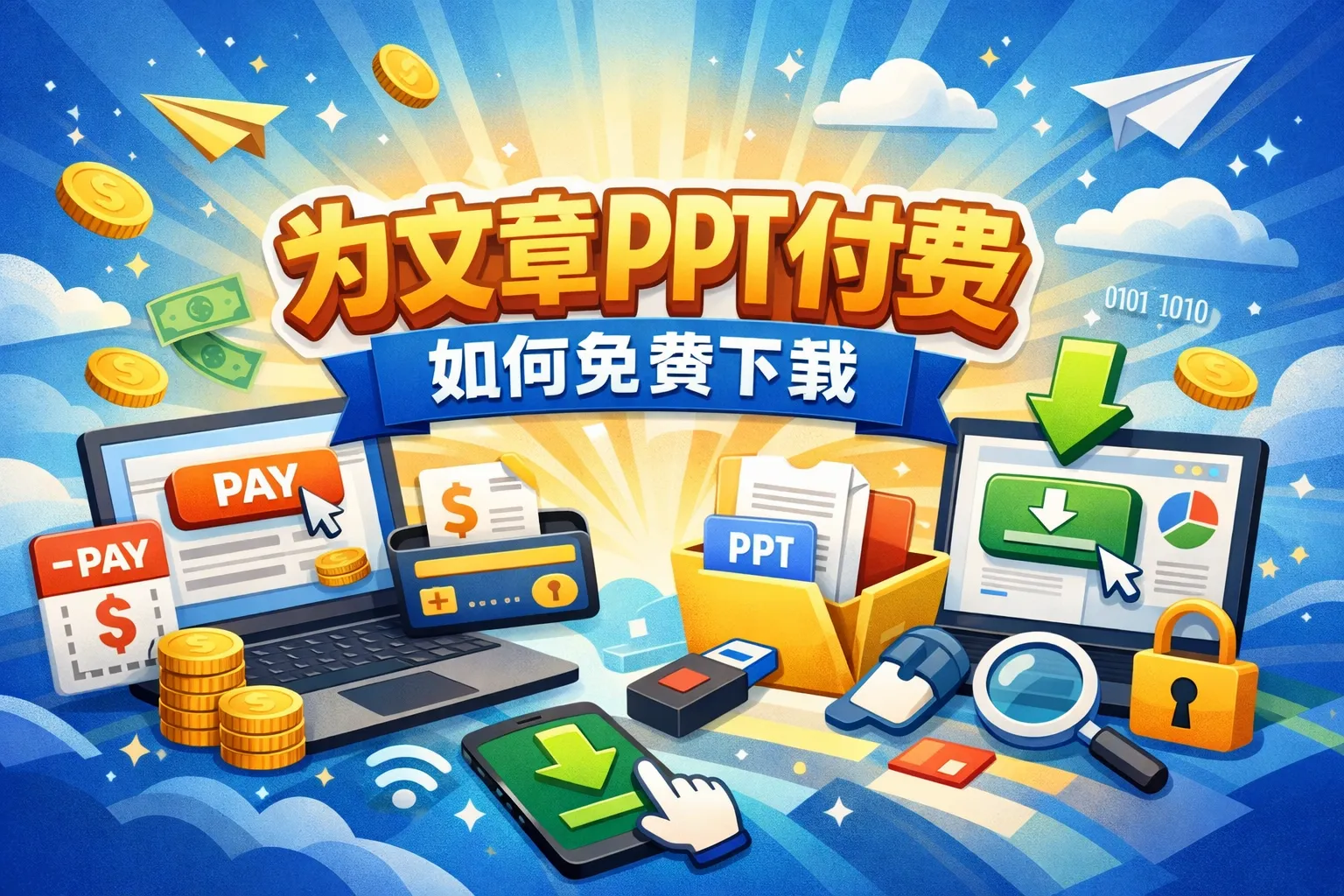 ppt付费如何免费下载