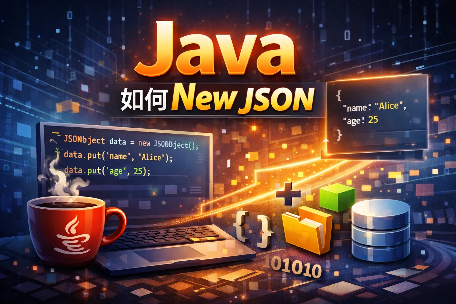 java如何new json