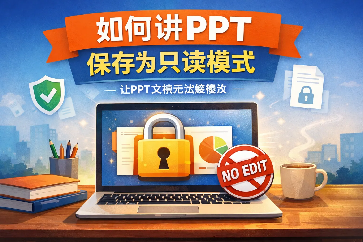 如何讲ppt保存为只读模式