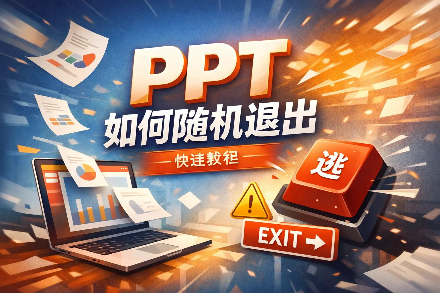 ppt如何随机退出