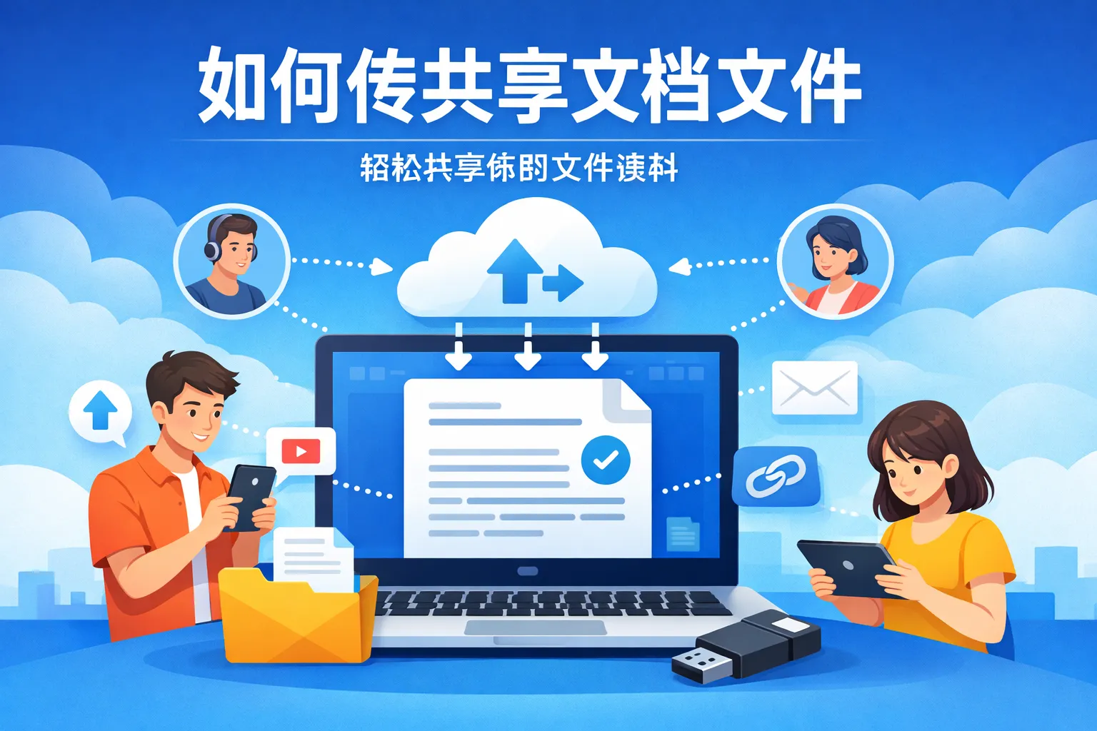 如何传共享文档文件