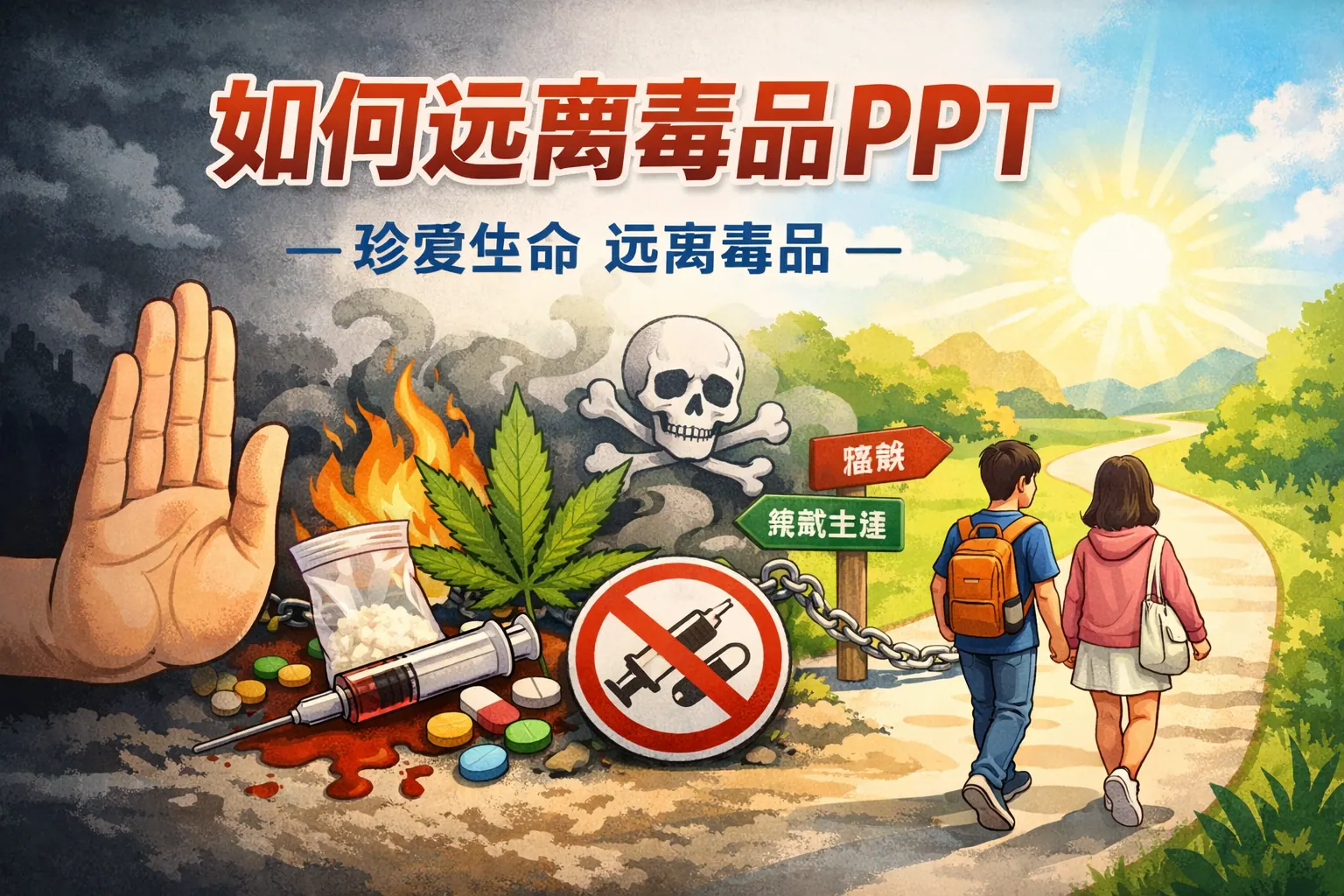 如何远离毒品ppt