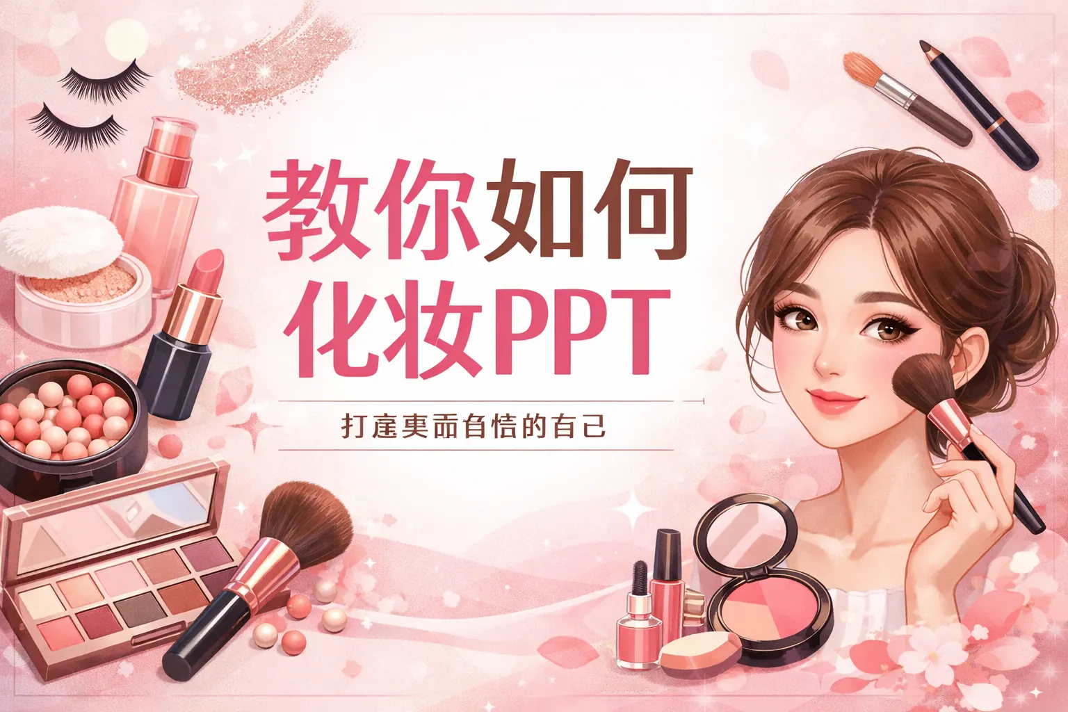 教你如何化妆ppt