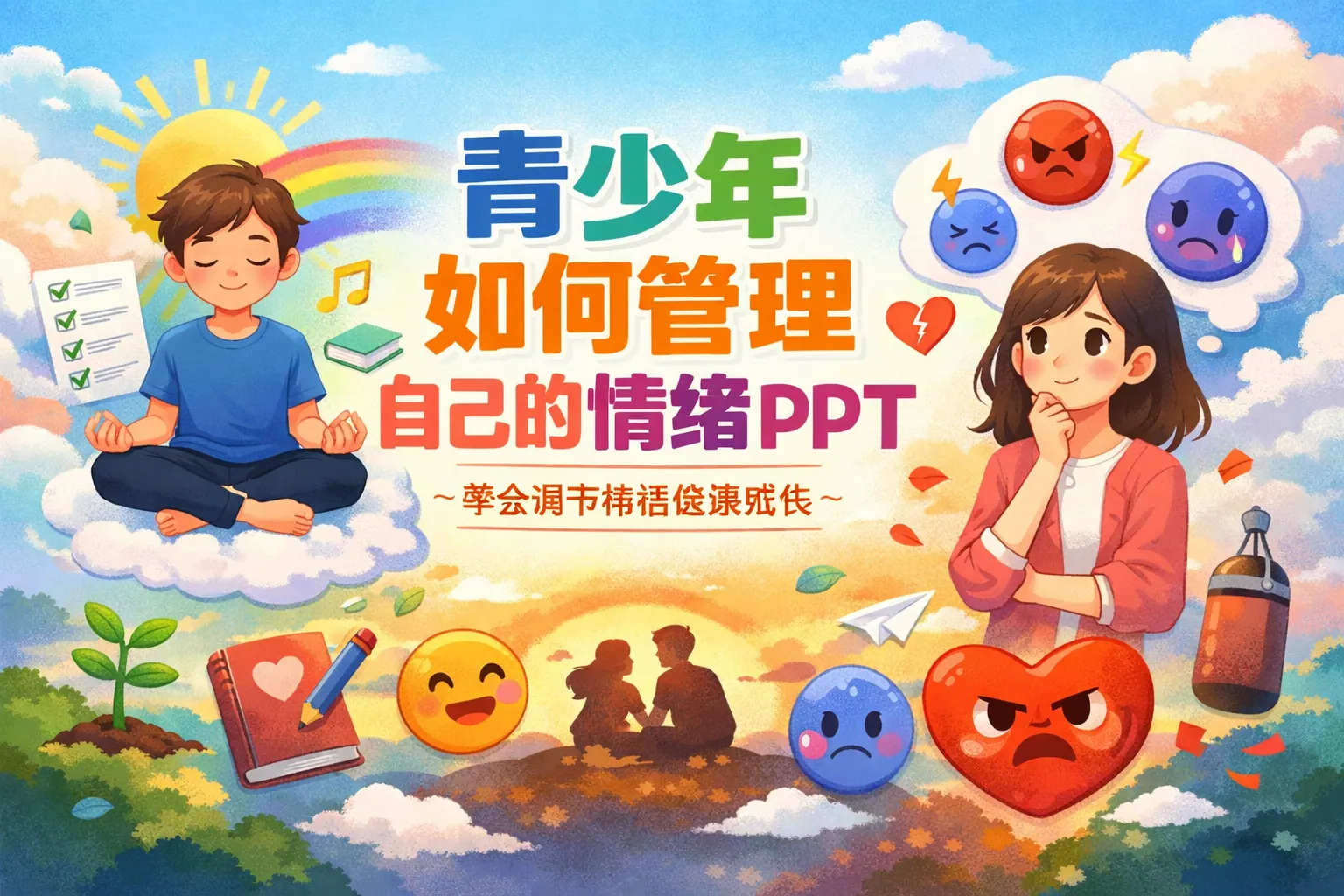 青少年如何管理自己的情绪ppt