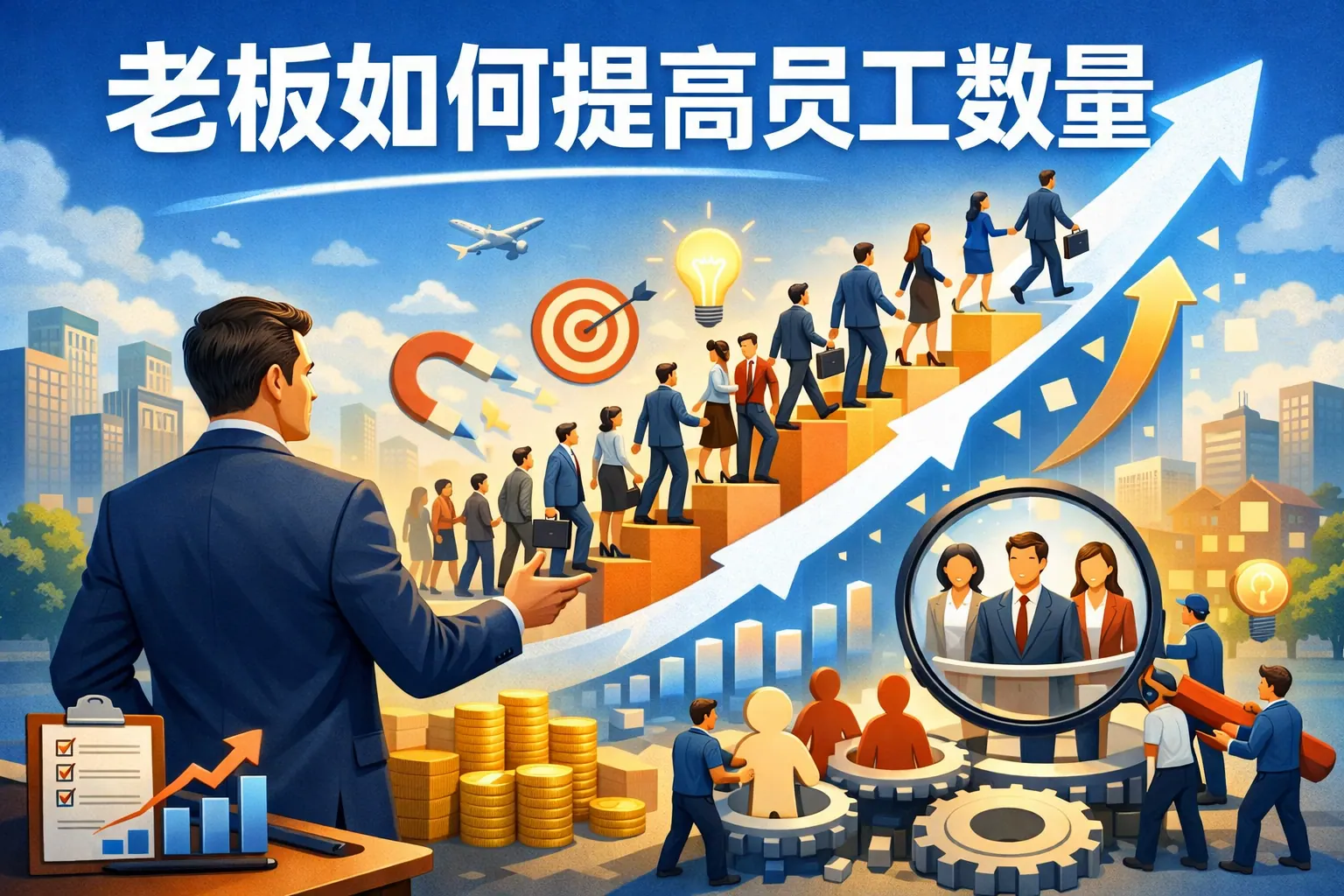 老板如何提高员工数量