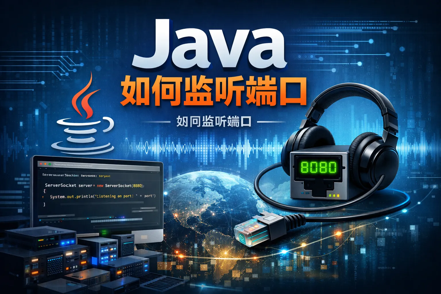 java 如何监听端口
