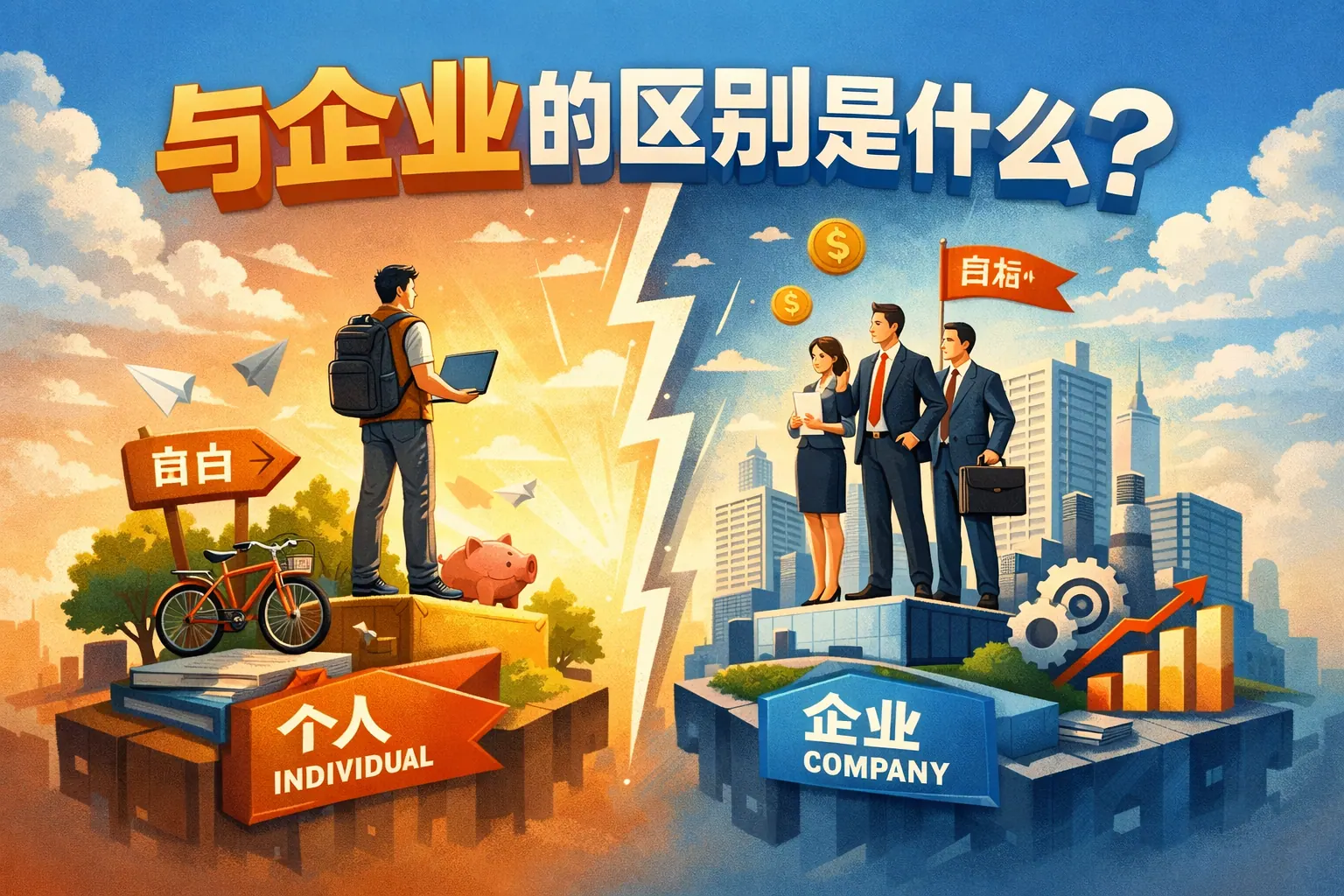 与企业的区别是什么