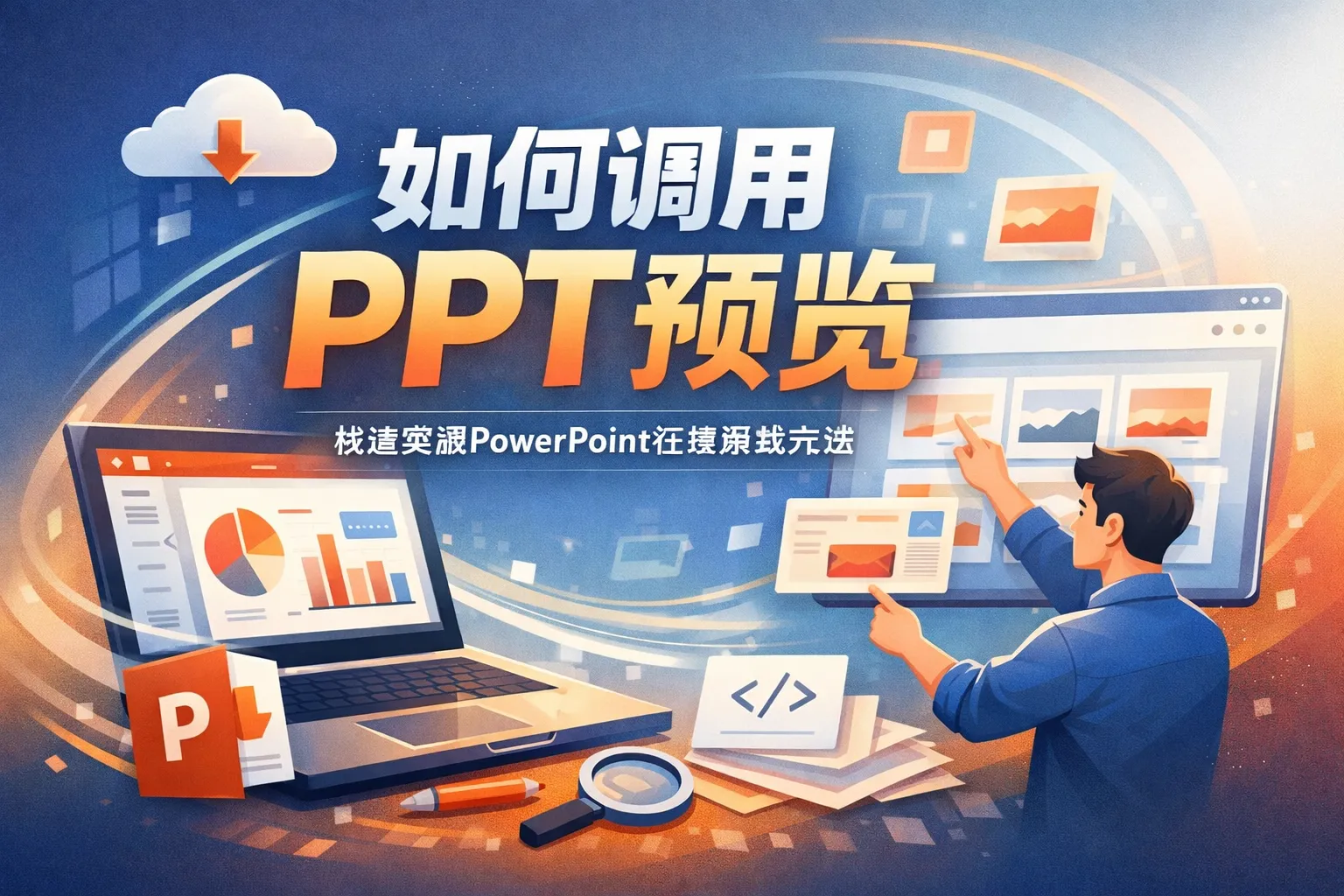 如何调用PPT预览