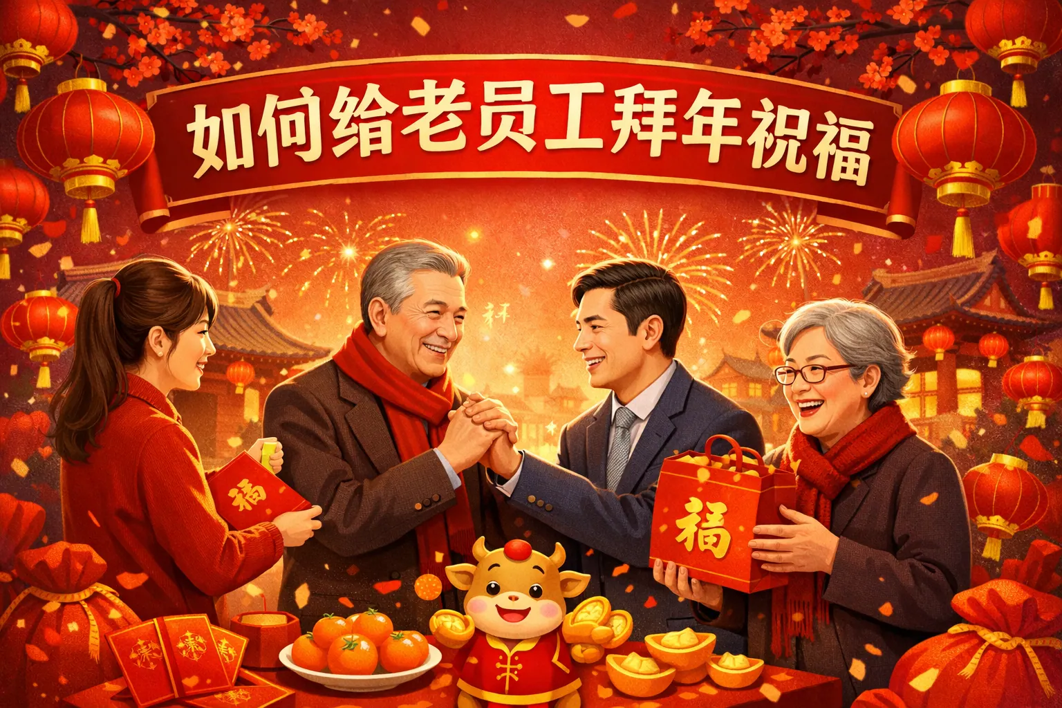 如何给老员工拜年祝福