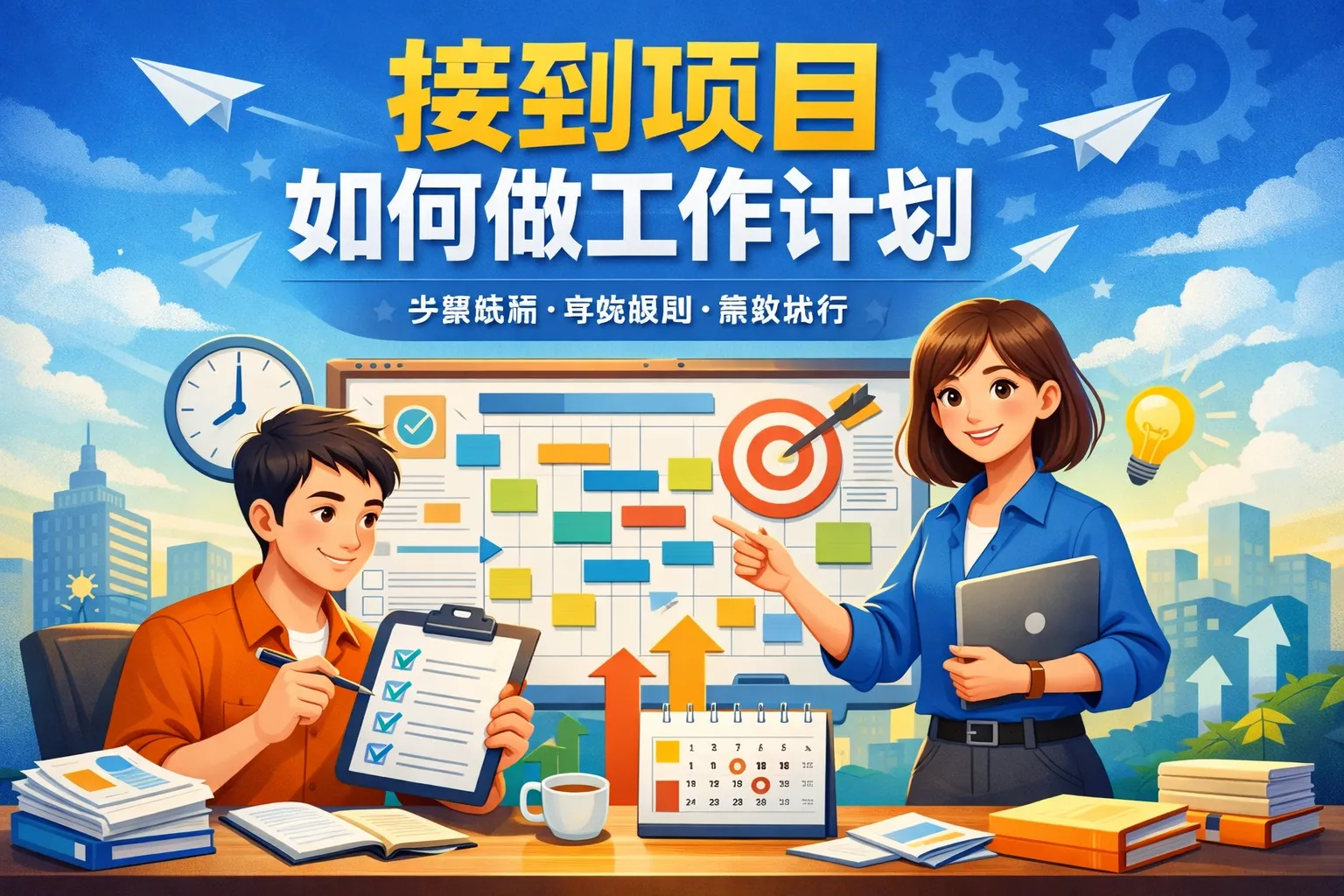 接到项目如何做工作计划