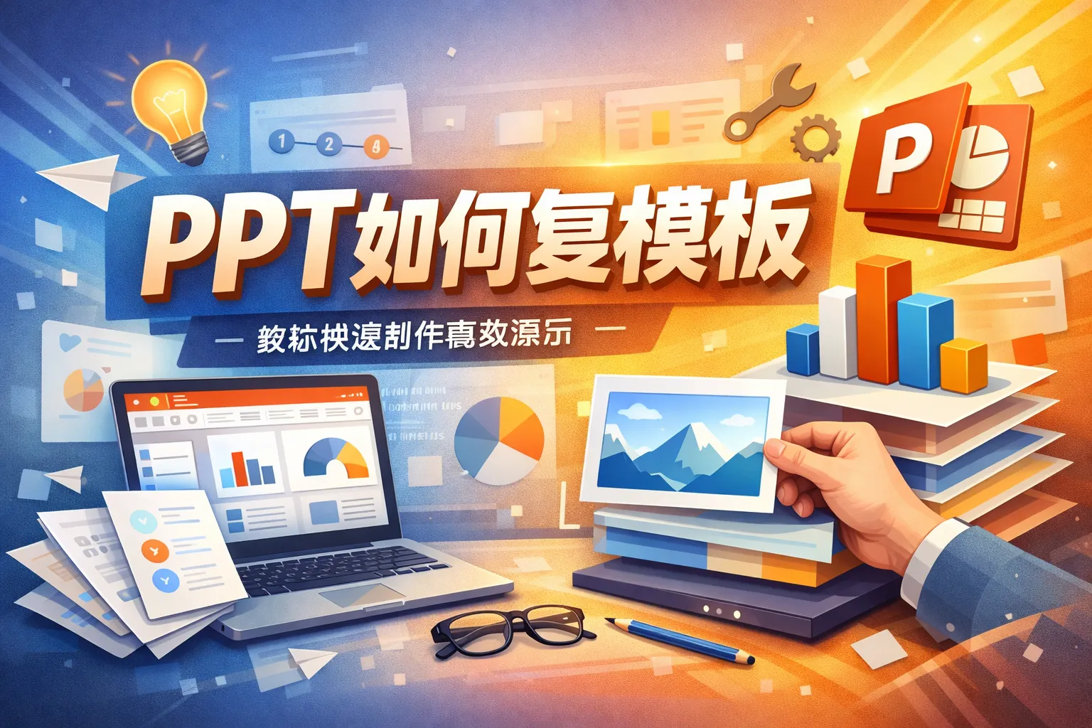 ppt如何复合模板