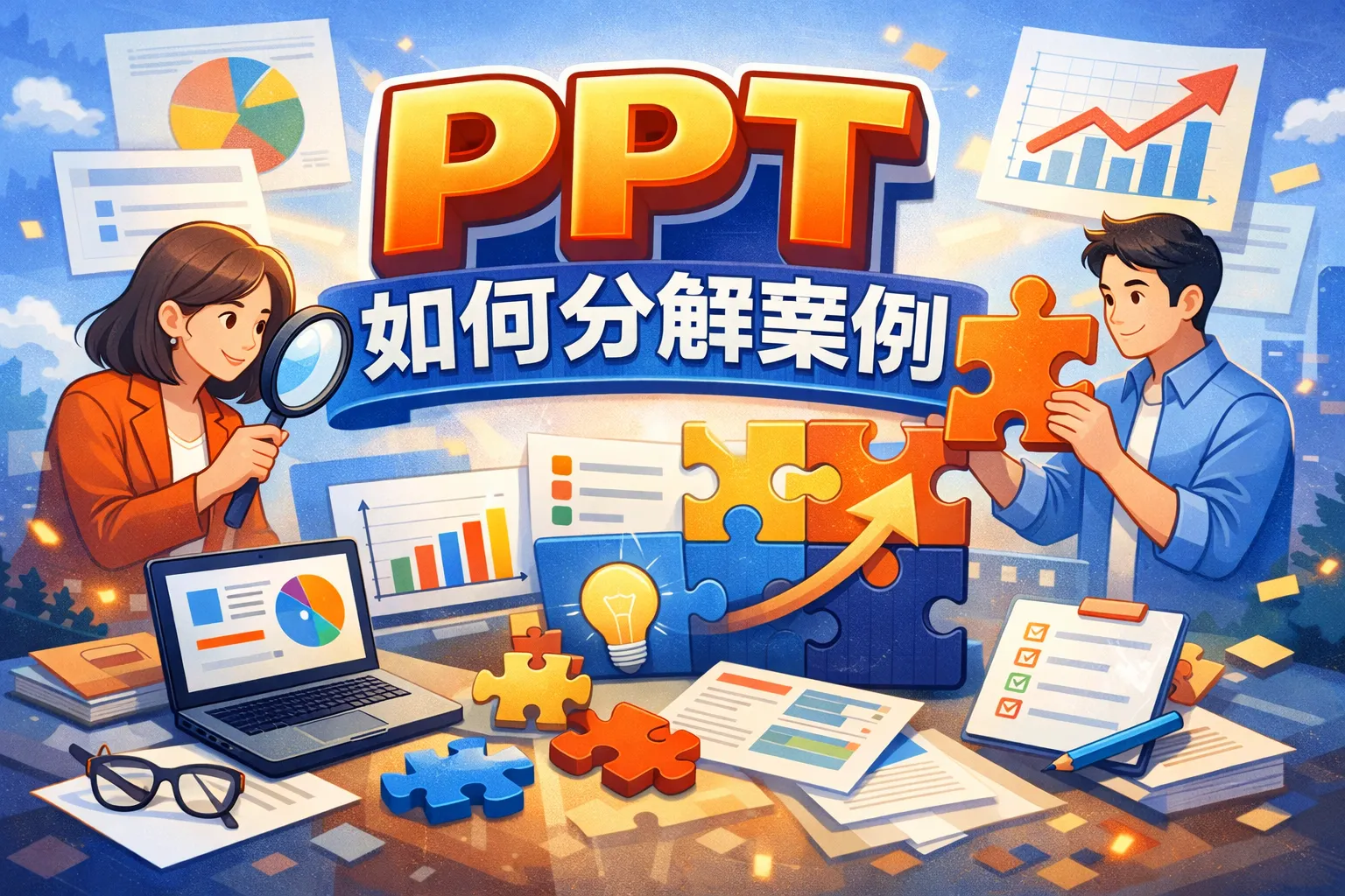 ppt如何分解案例