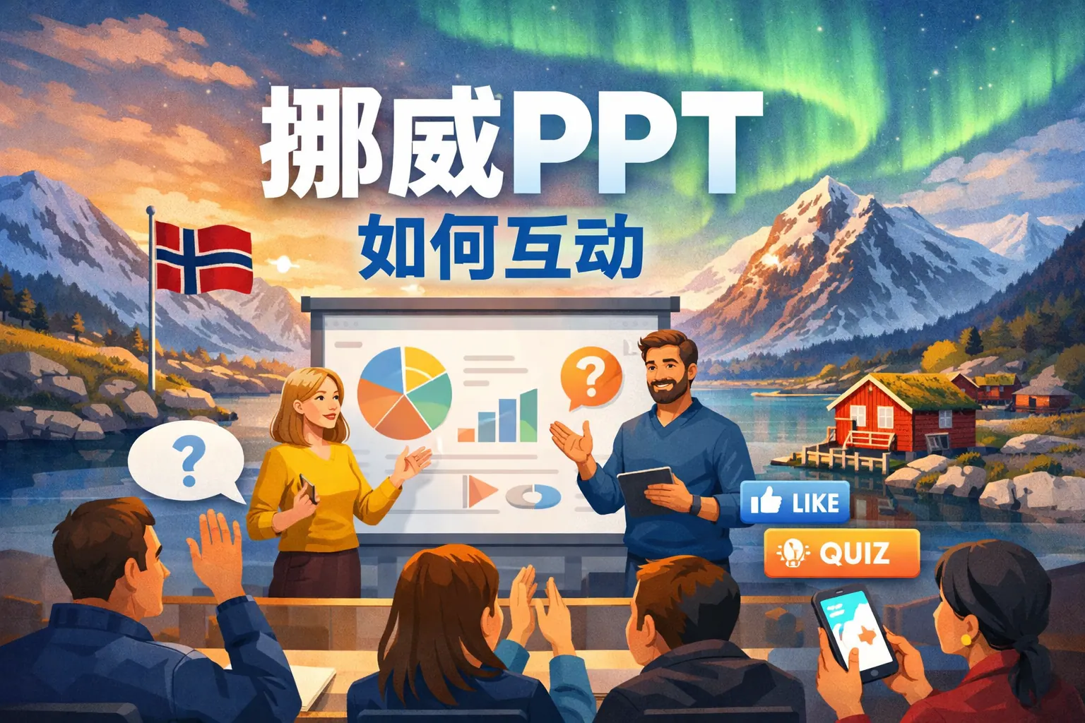 挪威ppt如何互动