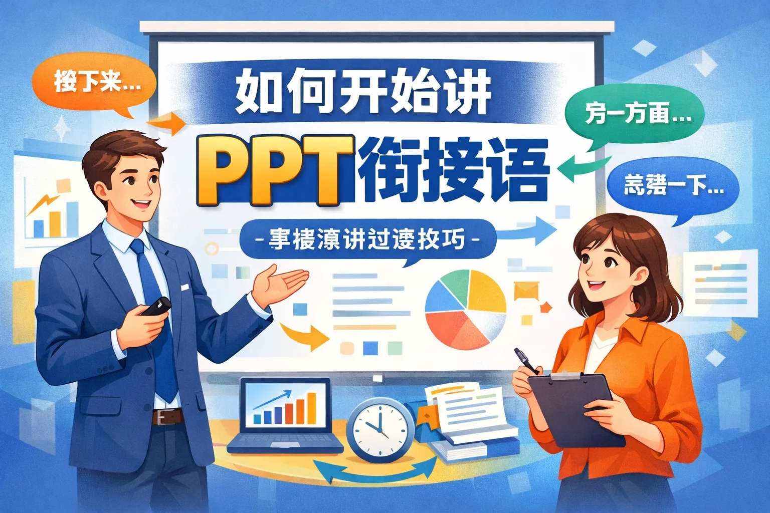 如何开始讲ppt衔接语