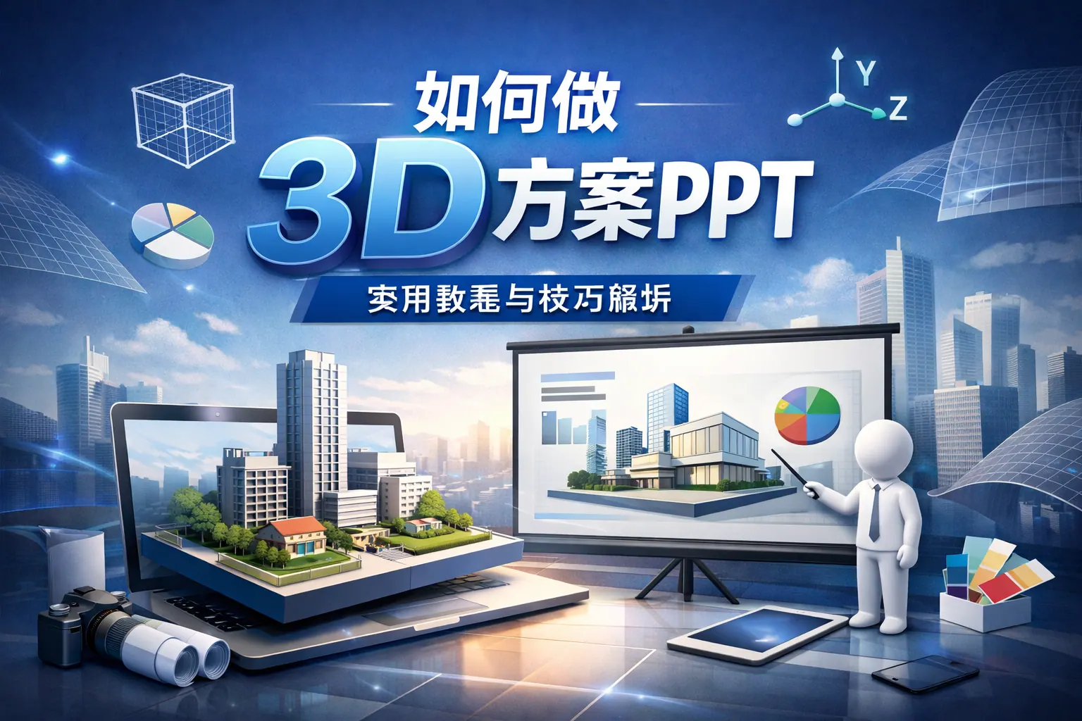如何做3d方案ppt