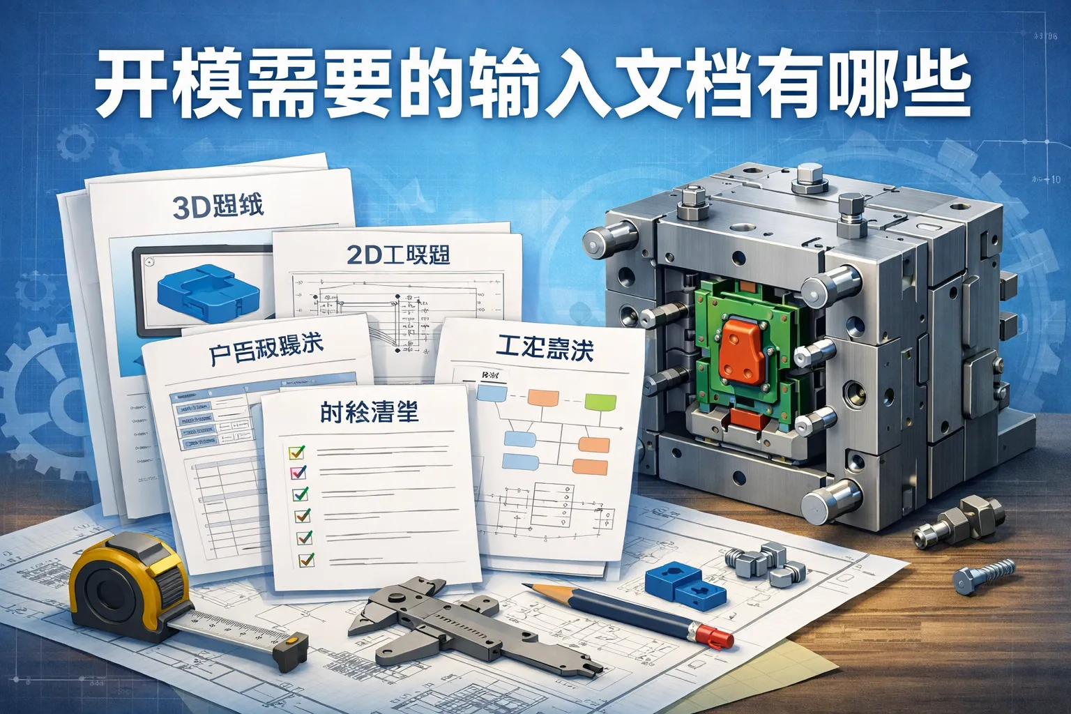 开模需要的输入文档有哪些
