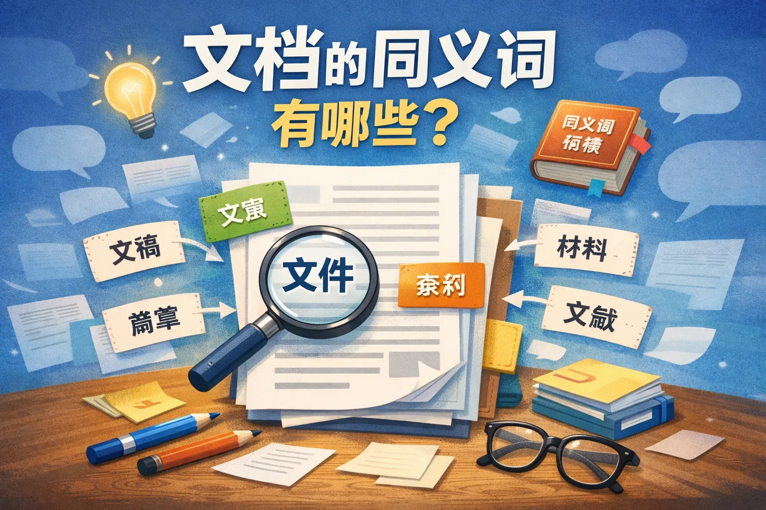 文档的同义词有哪些