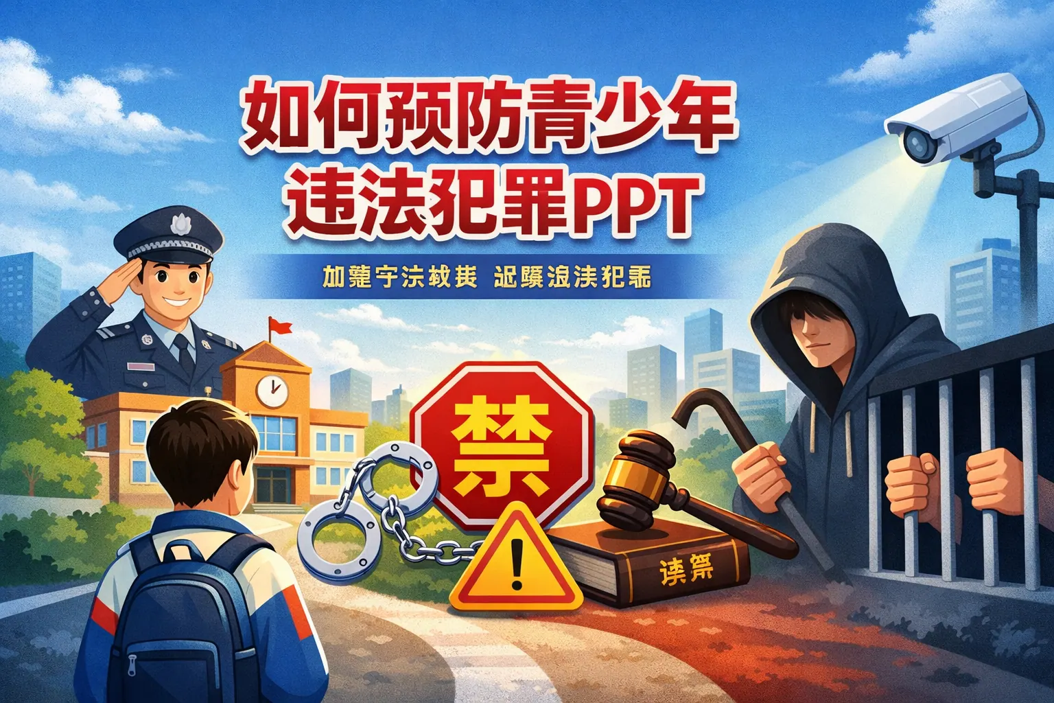 如何预防青少年违法犯罪ppt